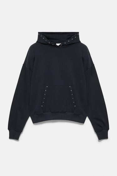 Studded hoodie — Dark grey 5