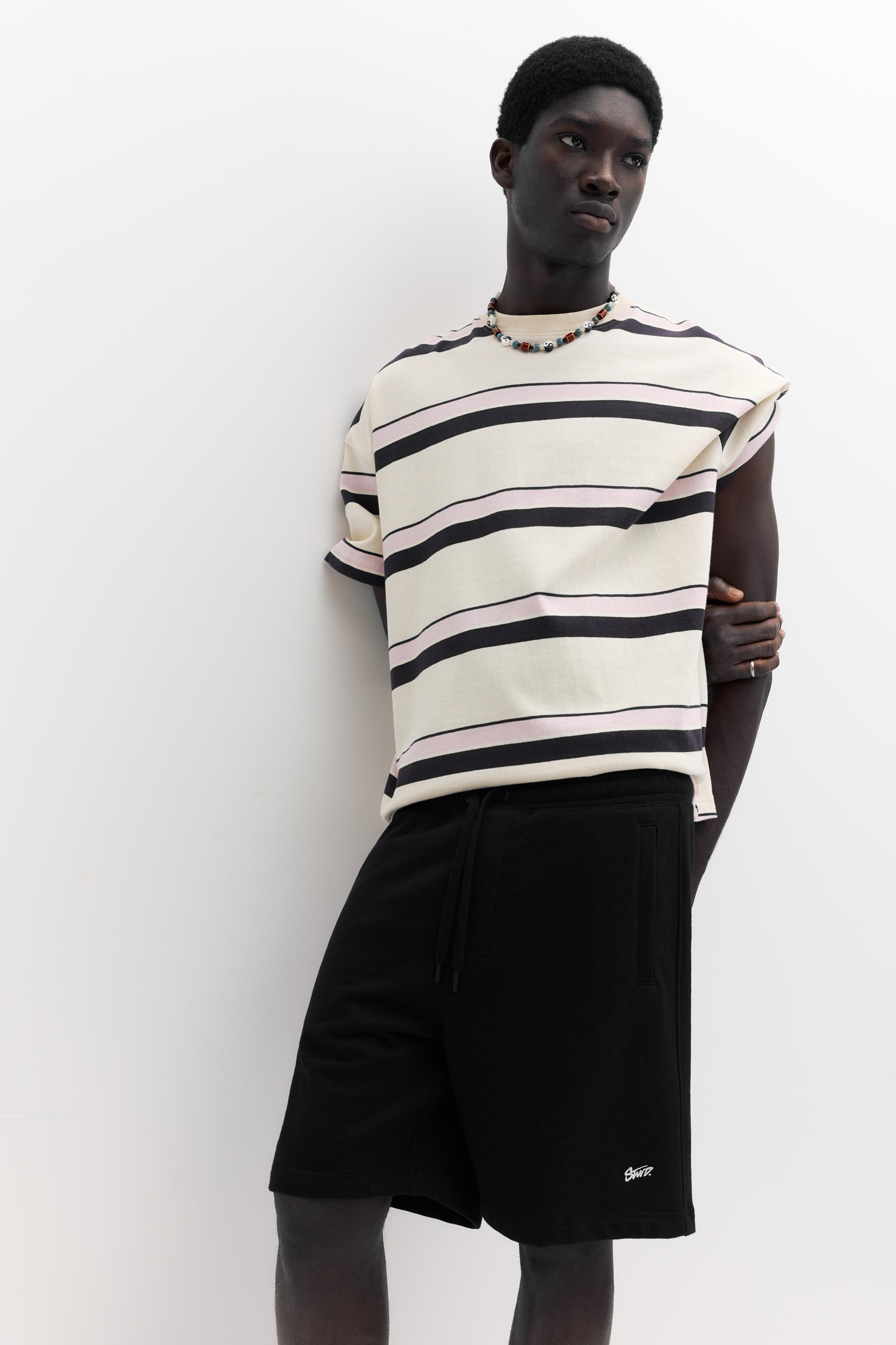 STWD jogger Bermuda shorts — Black