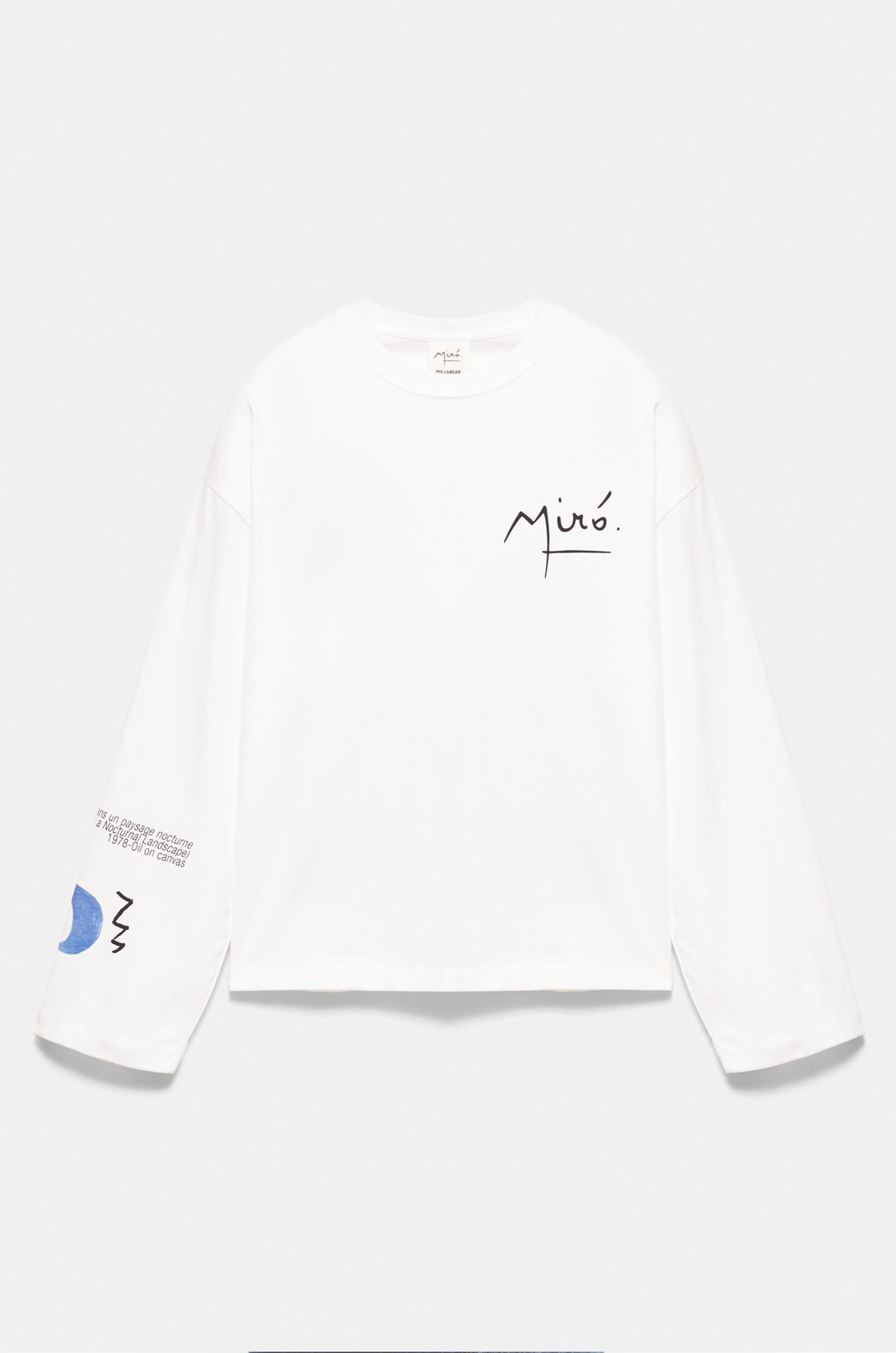 Joan Miró long sleeve T-shirt — White