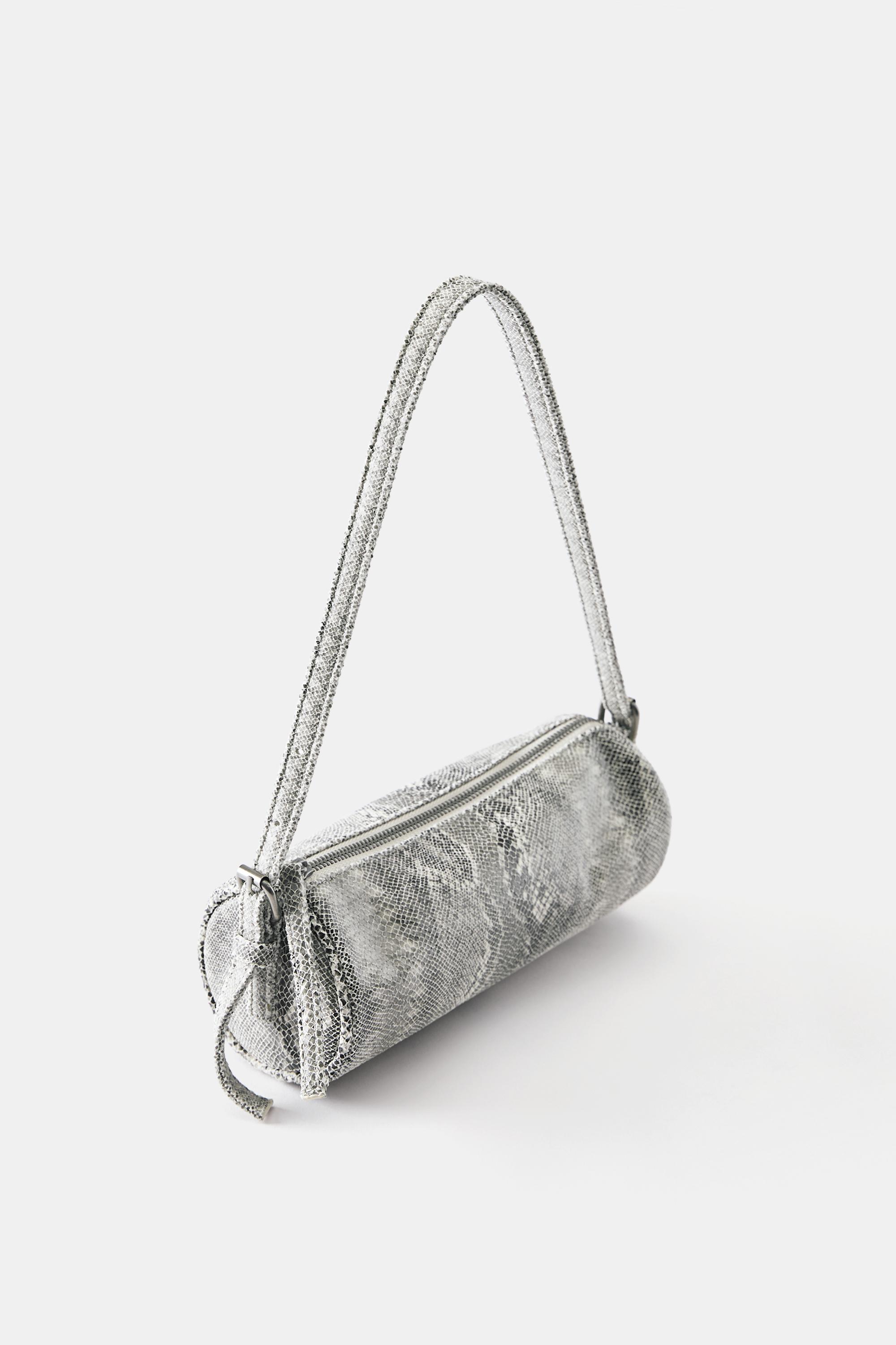 Snakeskin print shoulder bag — Multi-coloured