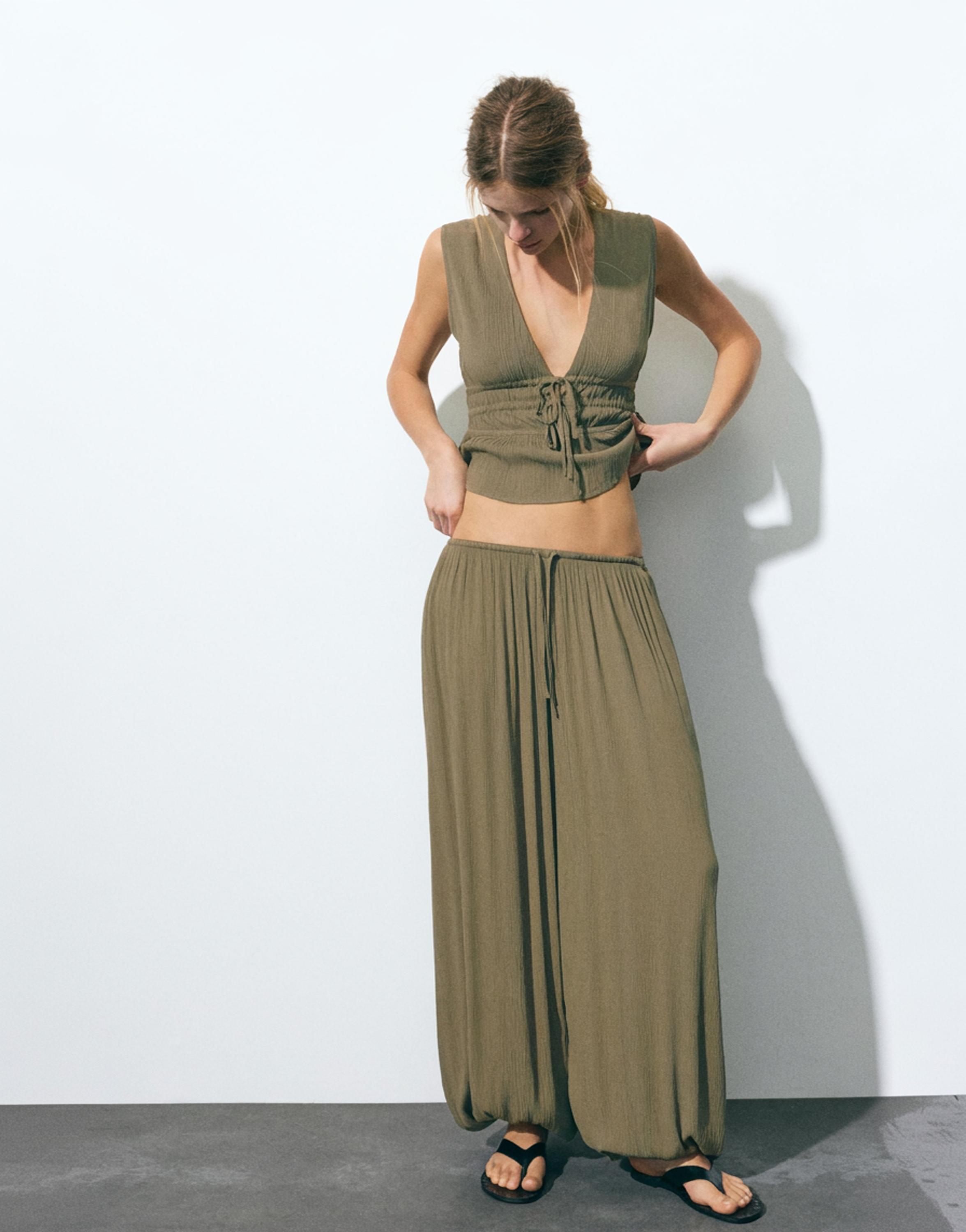 Bambula şalvar pantolon - Görsel 27