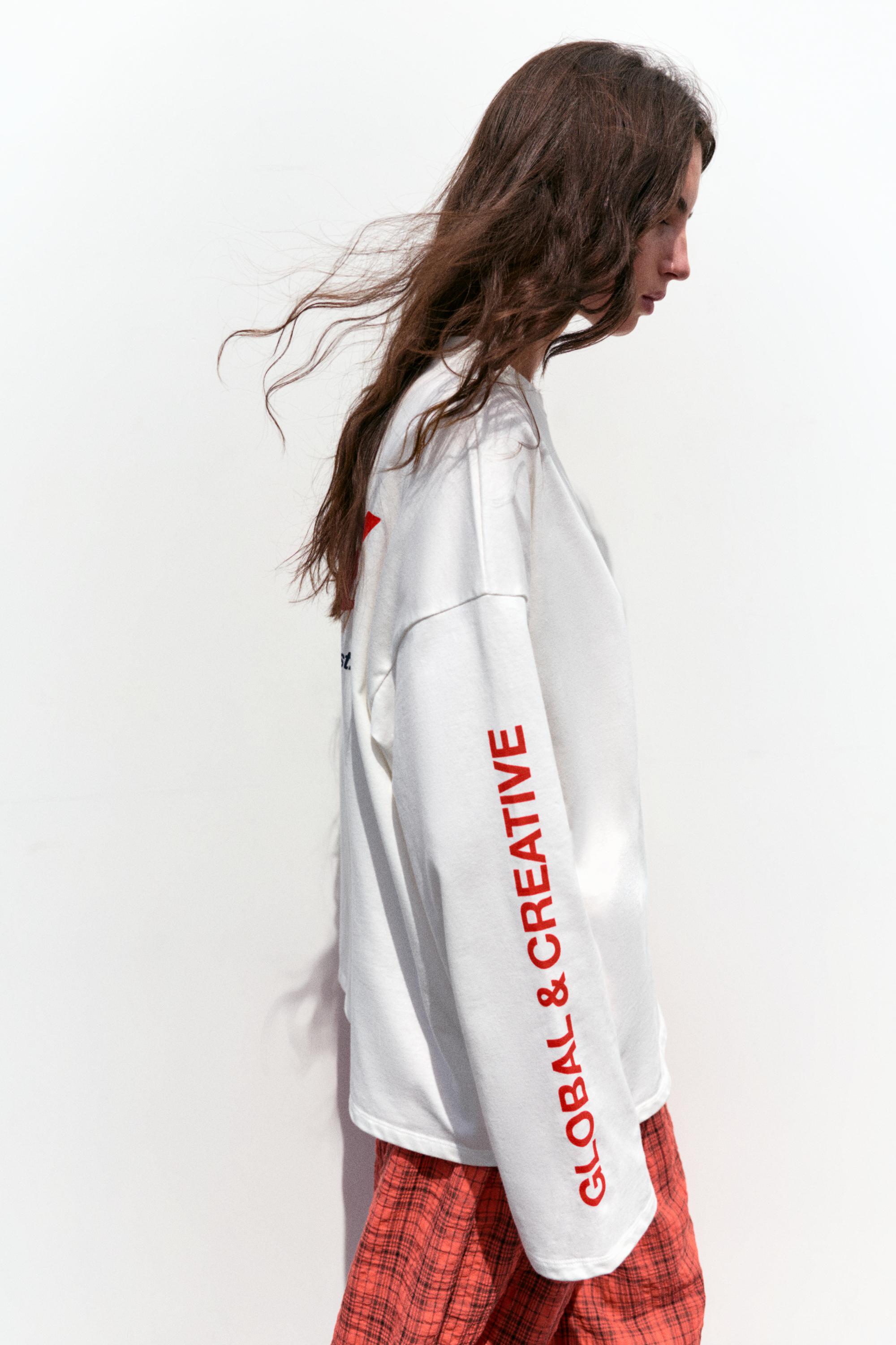 Long sleeve STWD T-shirt — Ice