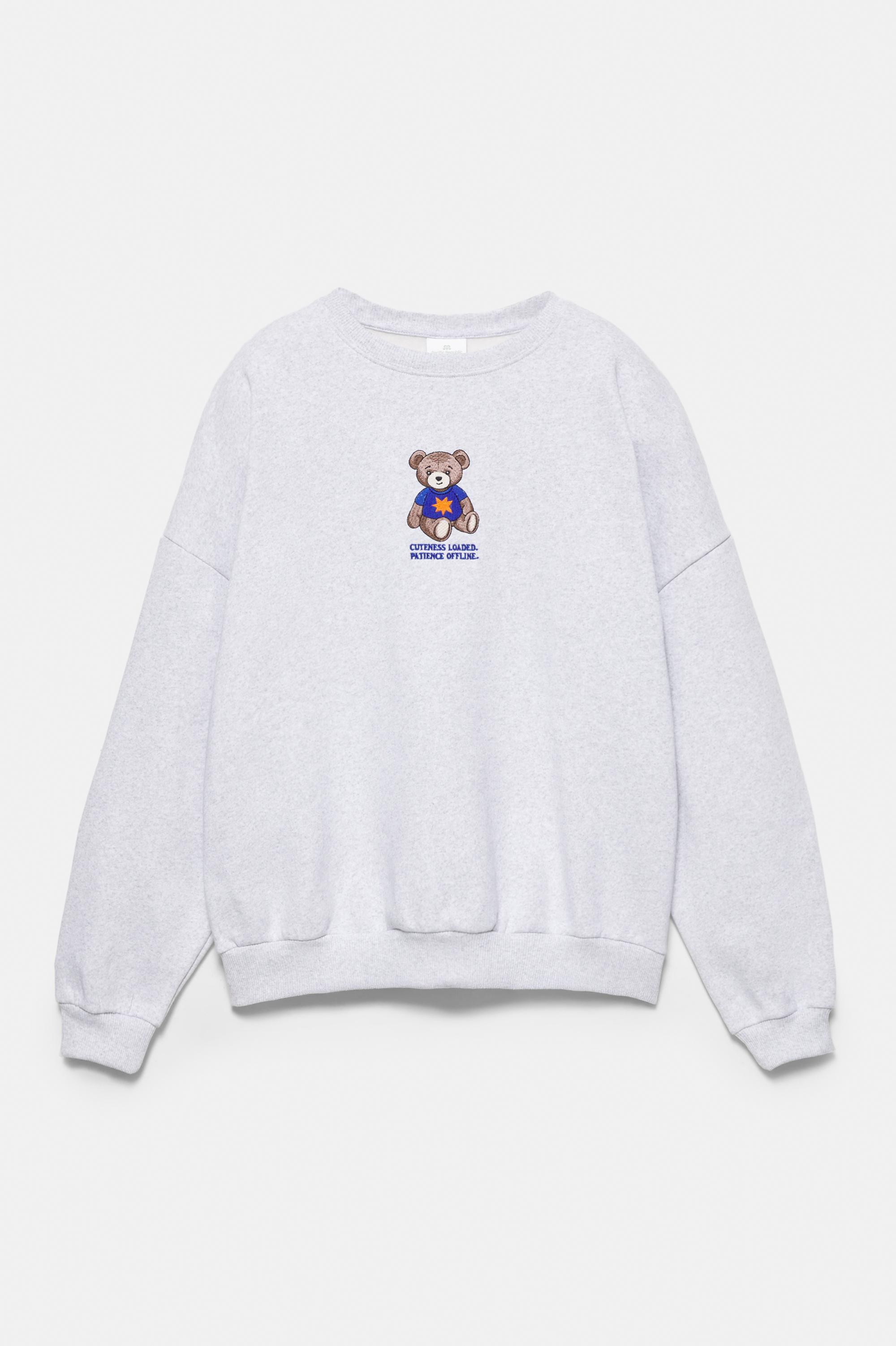 Bear round neck sweatshirt