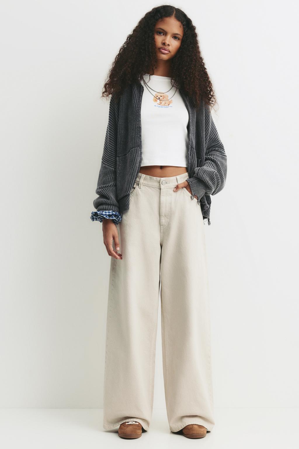 Jeans wide leg PULL&BEAR