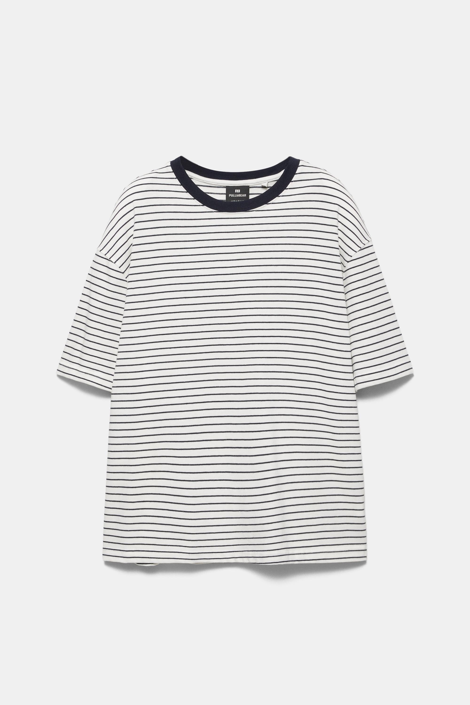 Premium short sleeve T-shirt — Blue/White