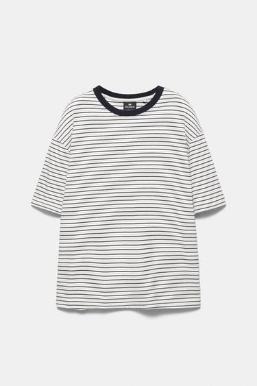Premium short sleeve T-shirt — Blue/White 5