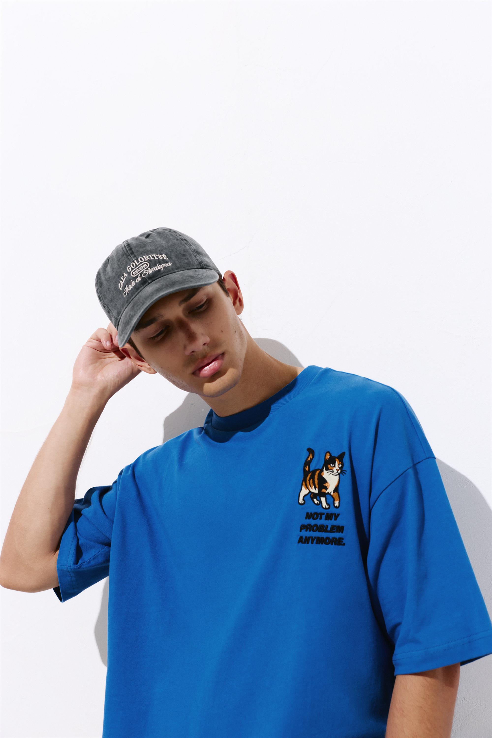 T-Shirt Stampa Gatto