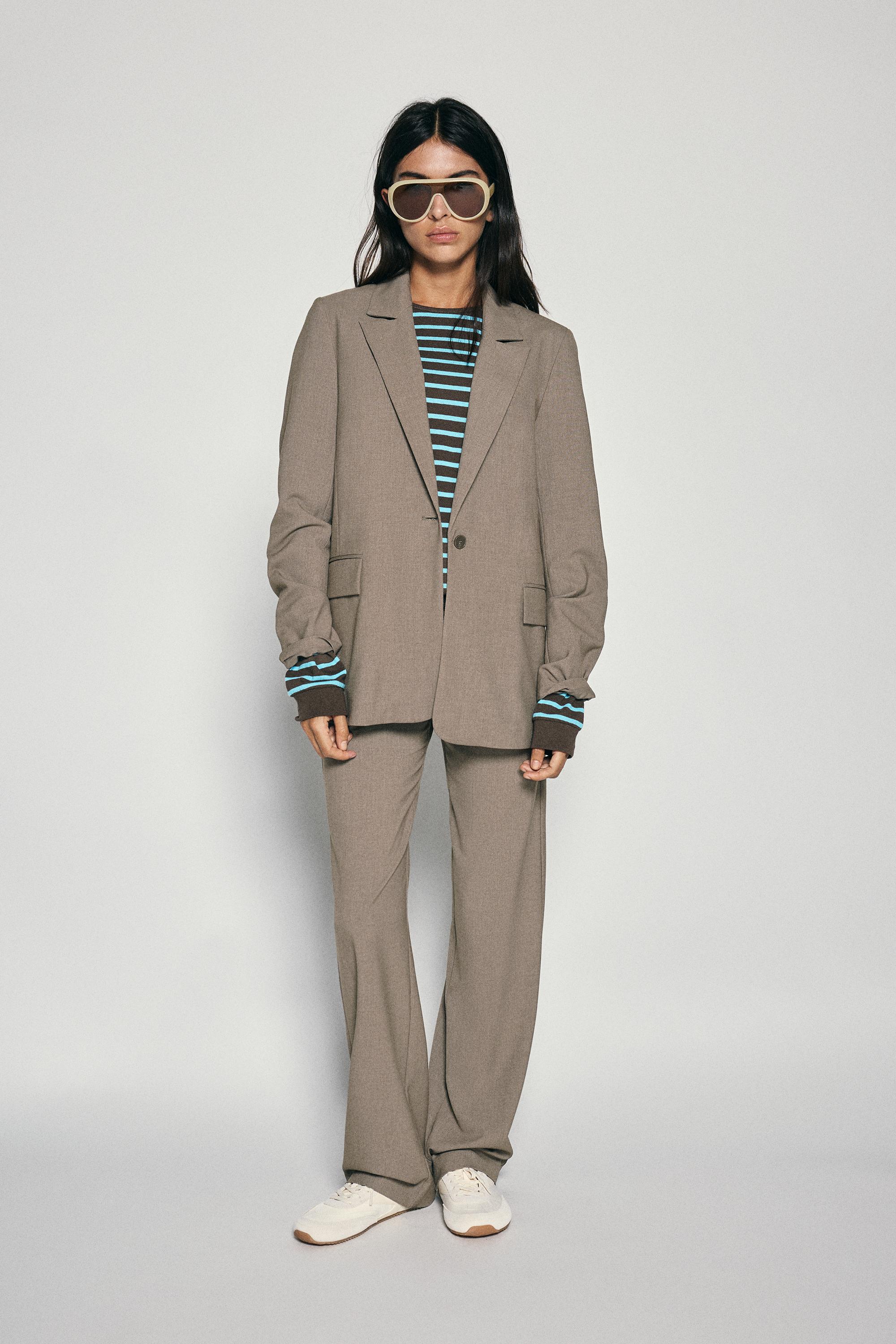 Basic blazer — Mole brown