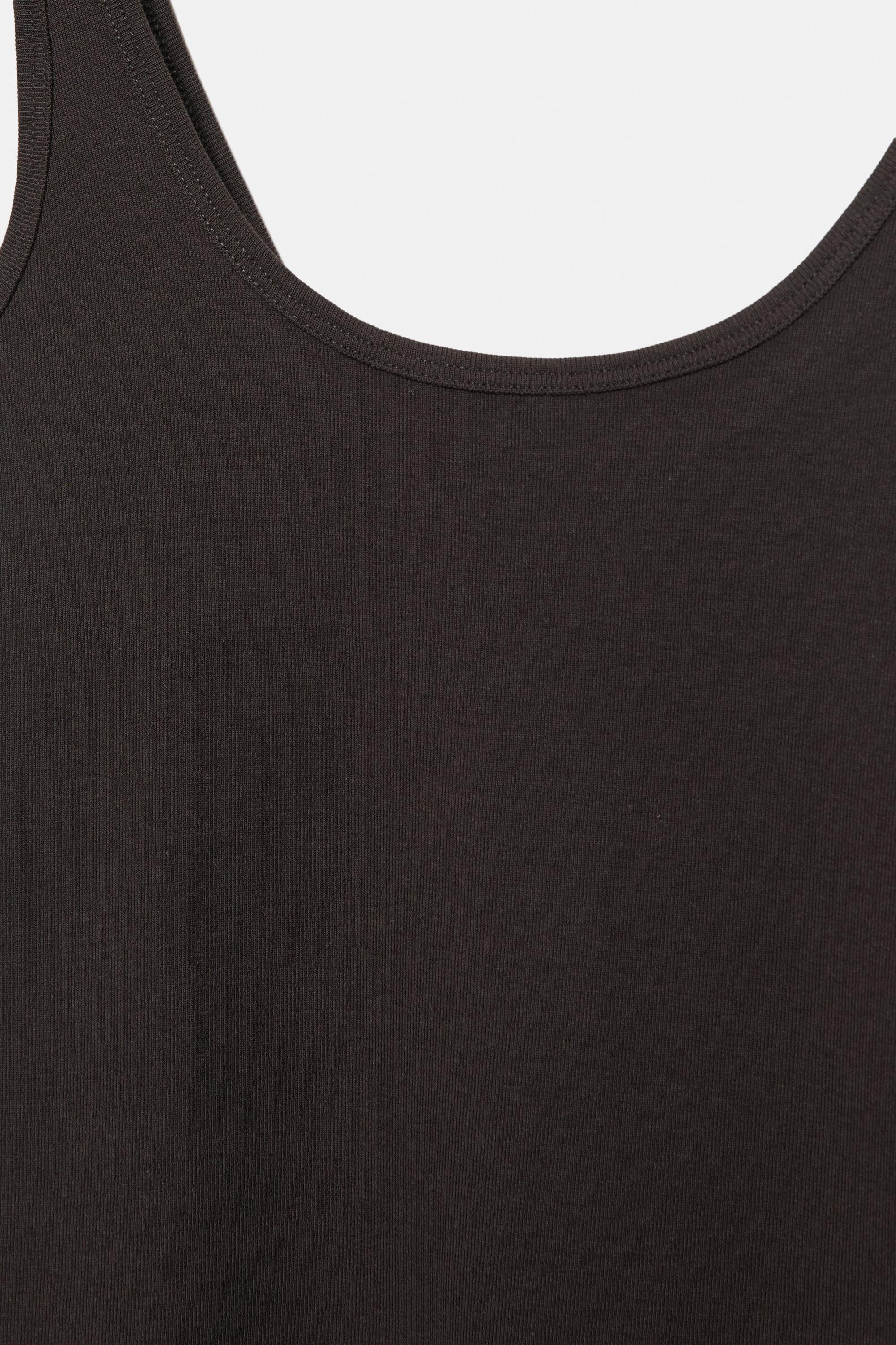 Modal tank top — Brown