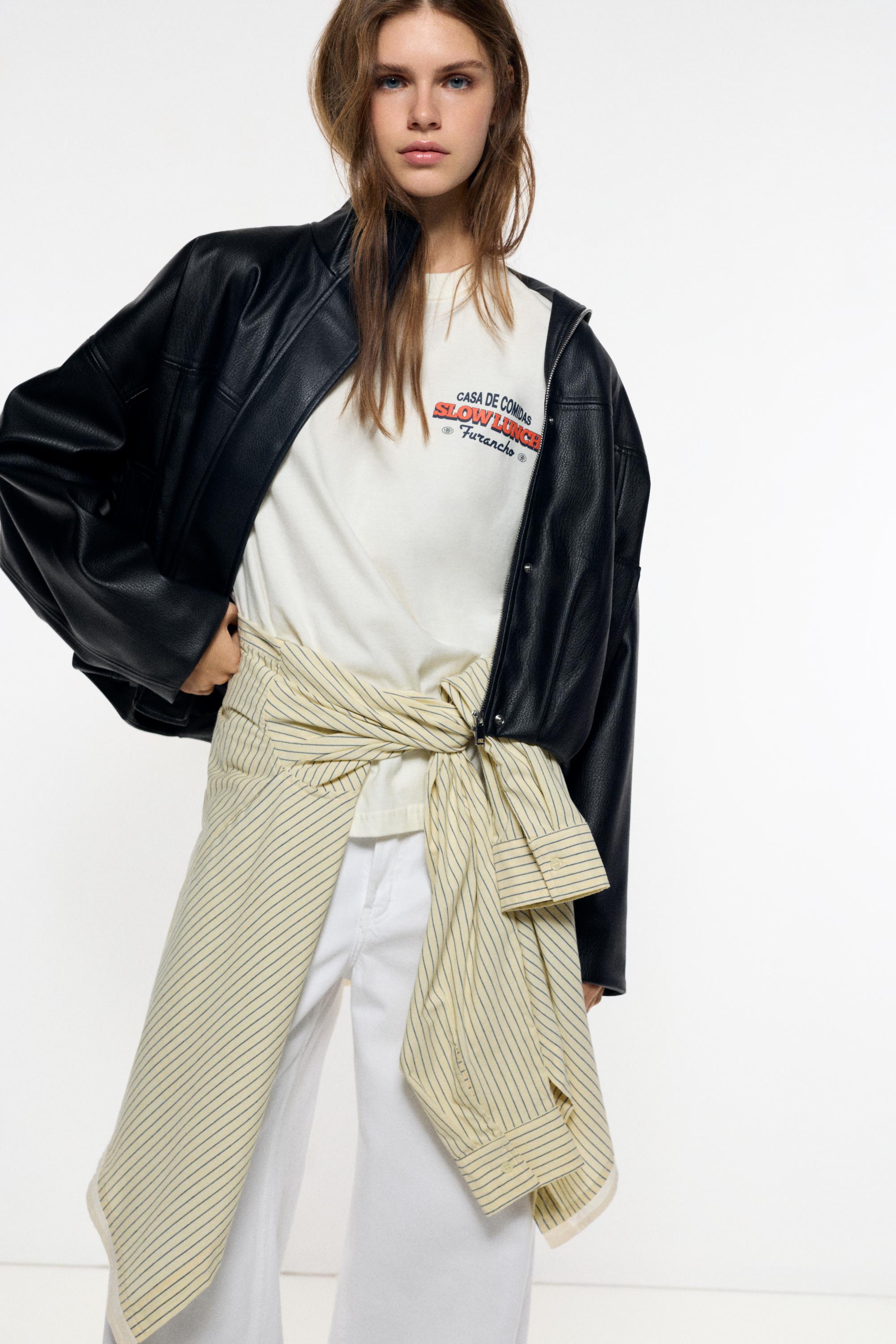 Pull&Bear STWD grafik tişört görsel 3