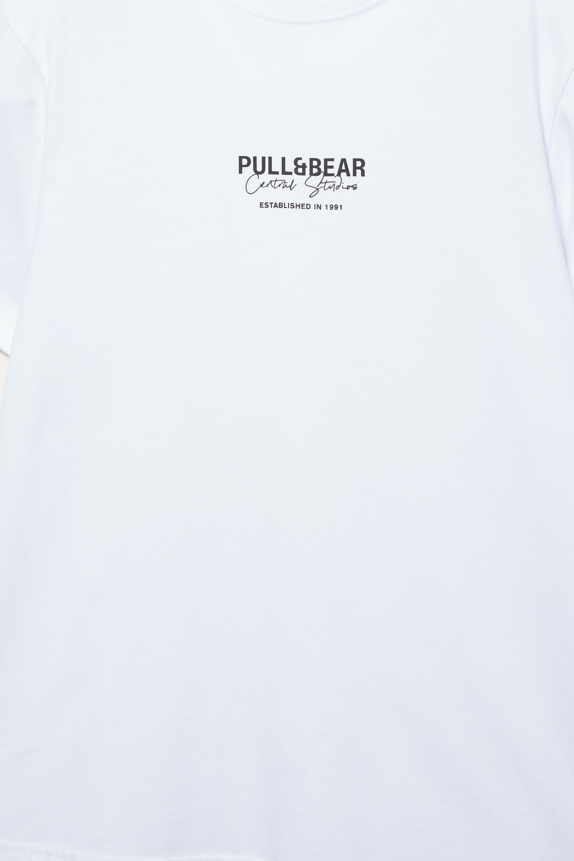 Embroidered logo T-shirt — White