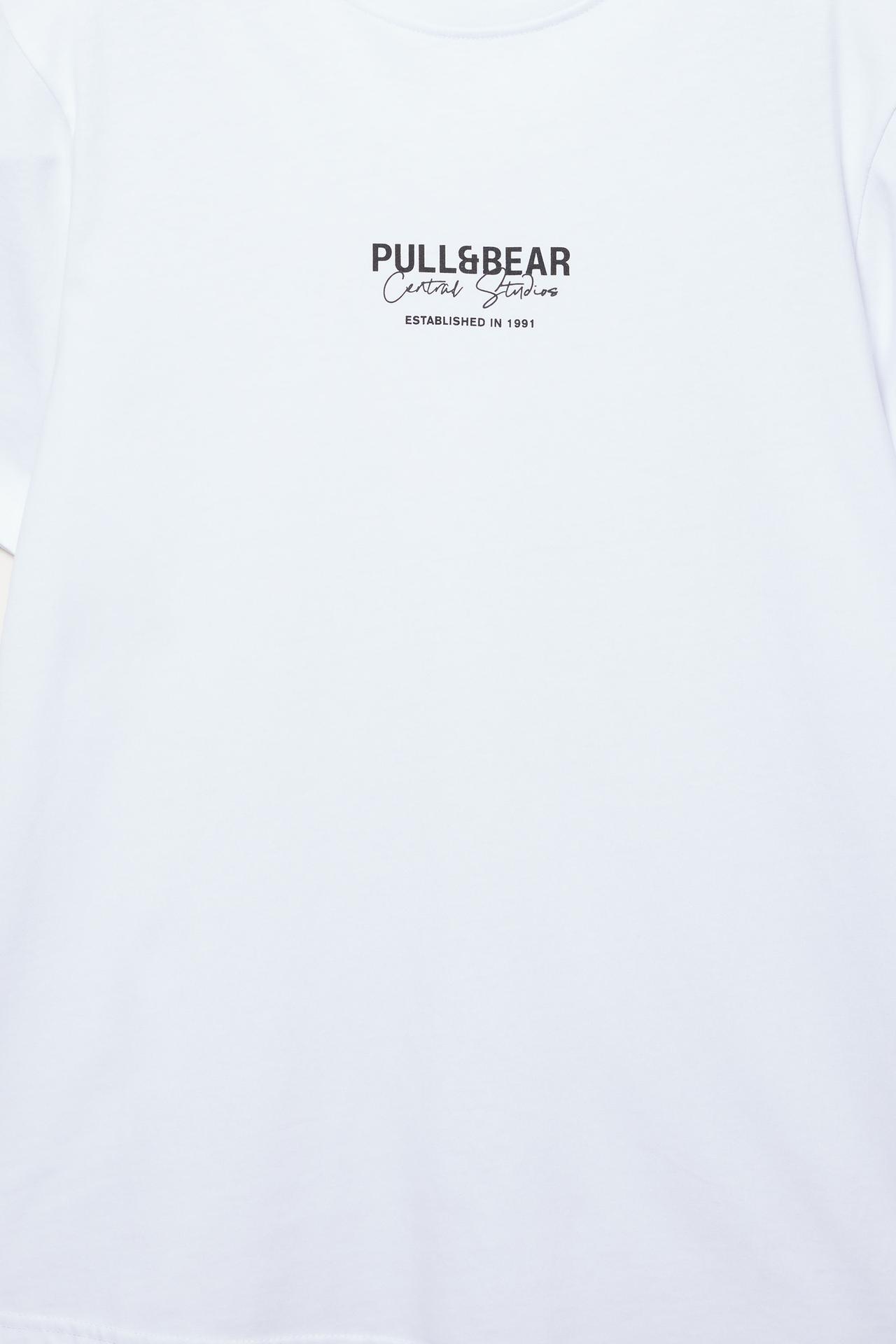 Embroidered logo T-shirt — White