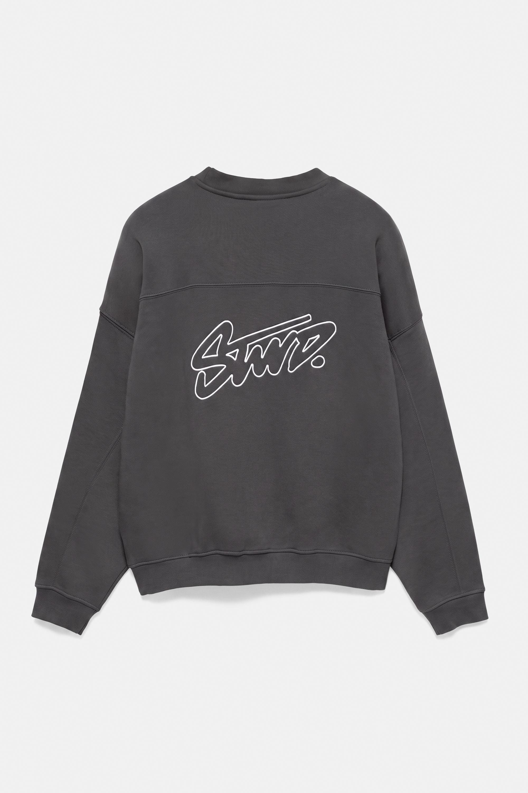 STWD boxy sweatshirt — Anthracite grey