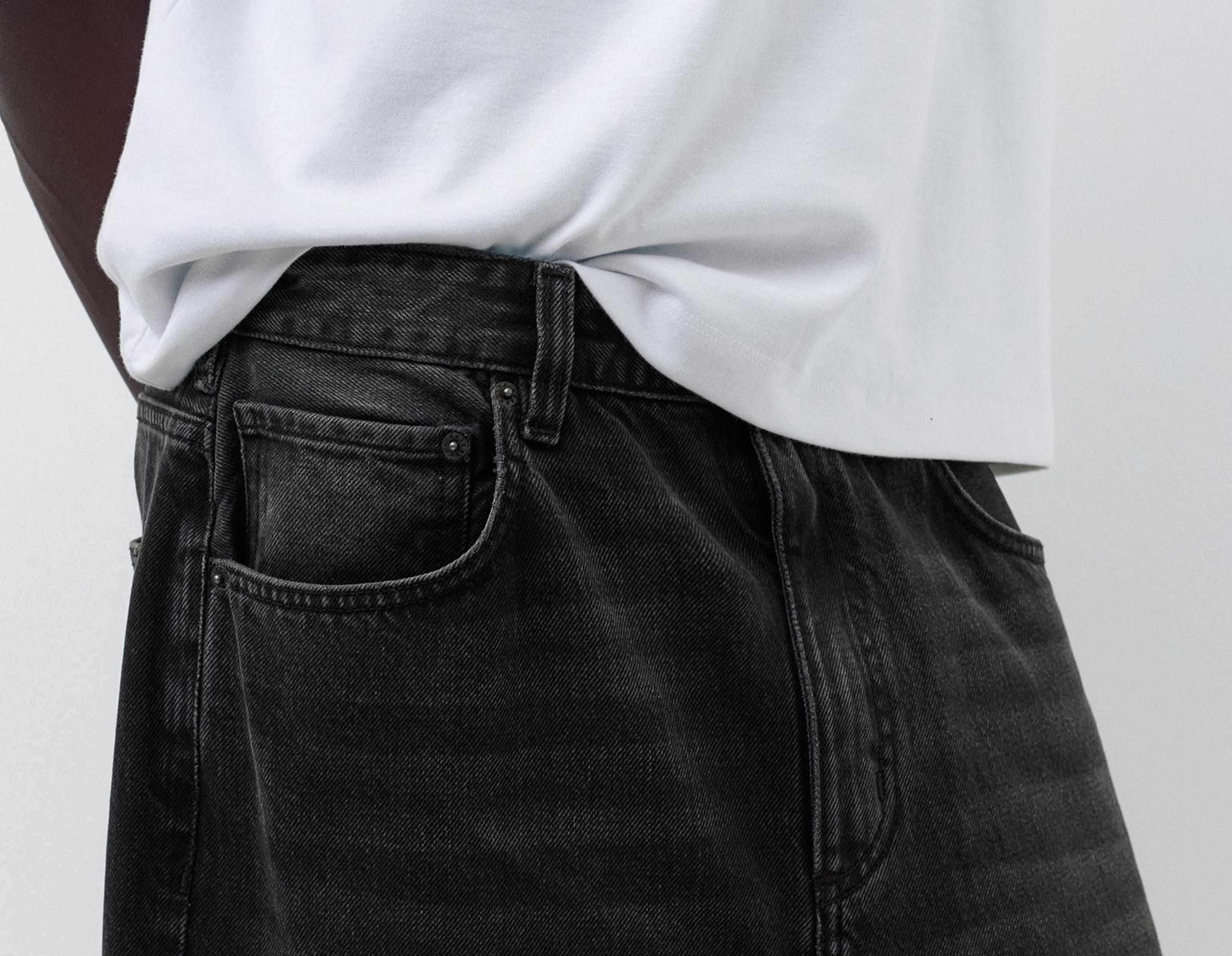 Baggy jeans — Faded black