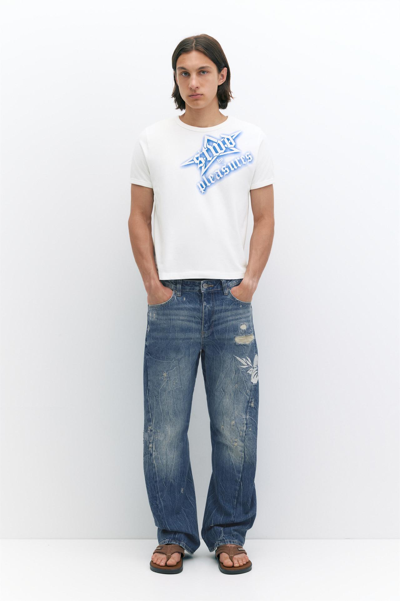 Pleasures x STWD T-shirt — White