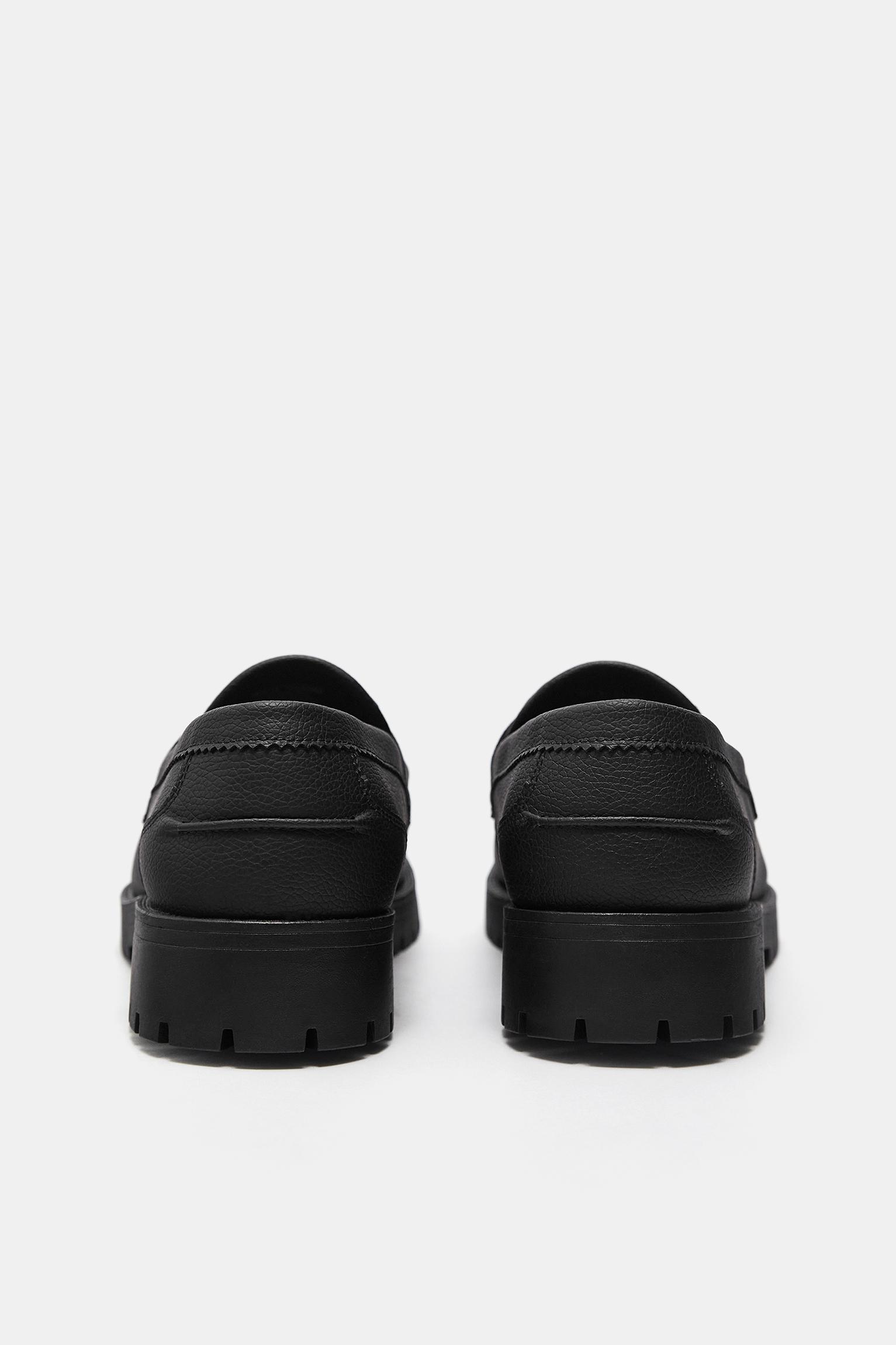 Braided STWD loafers — Black