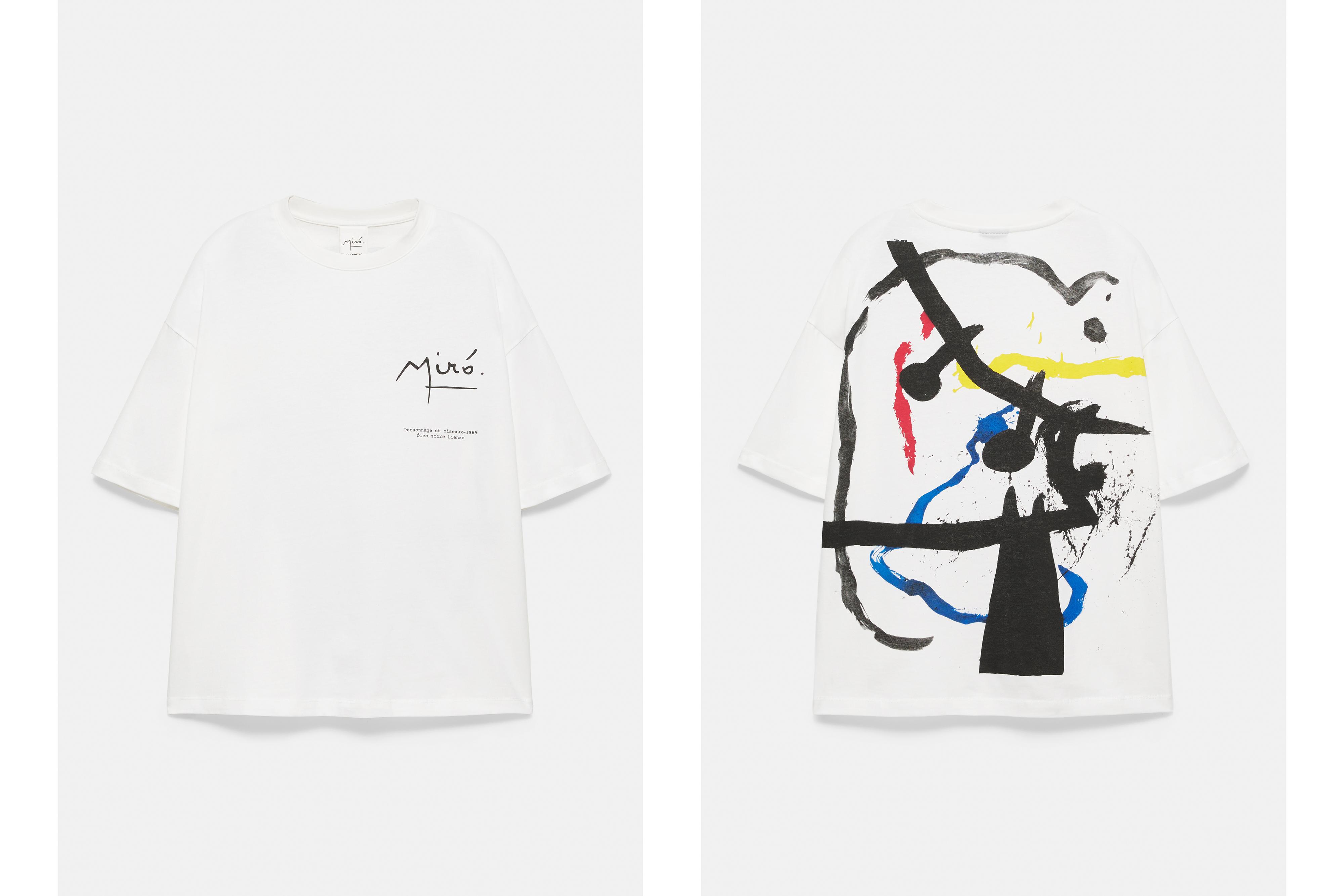 Relaxed fit Miró T-shirt — Off white
