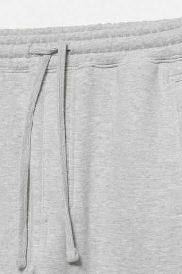 Basic baggy tracksuit bottoms — Grey marl 9
