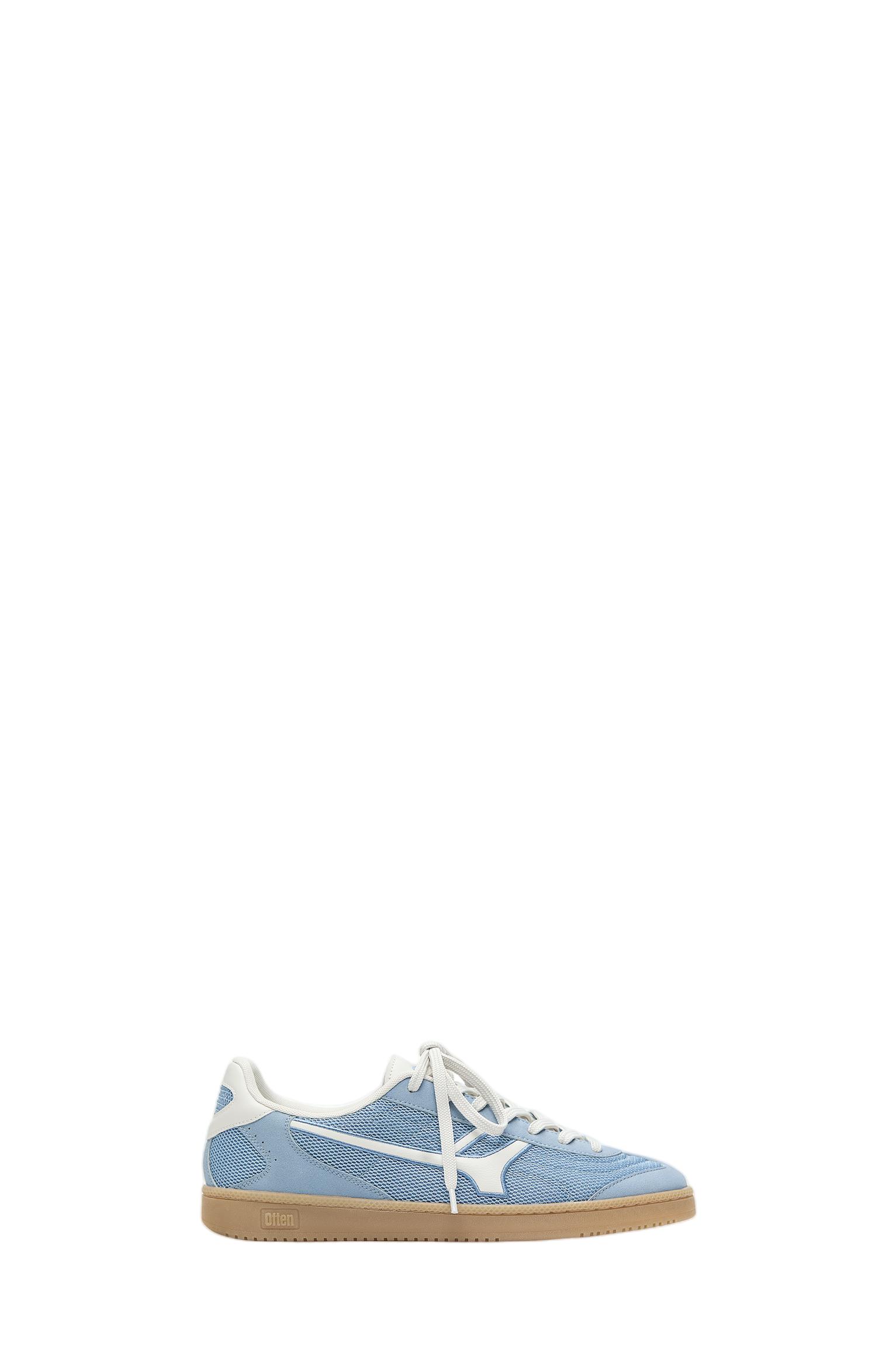 Retro textured trainers — Blue