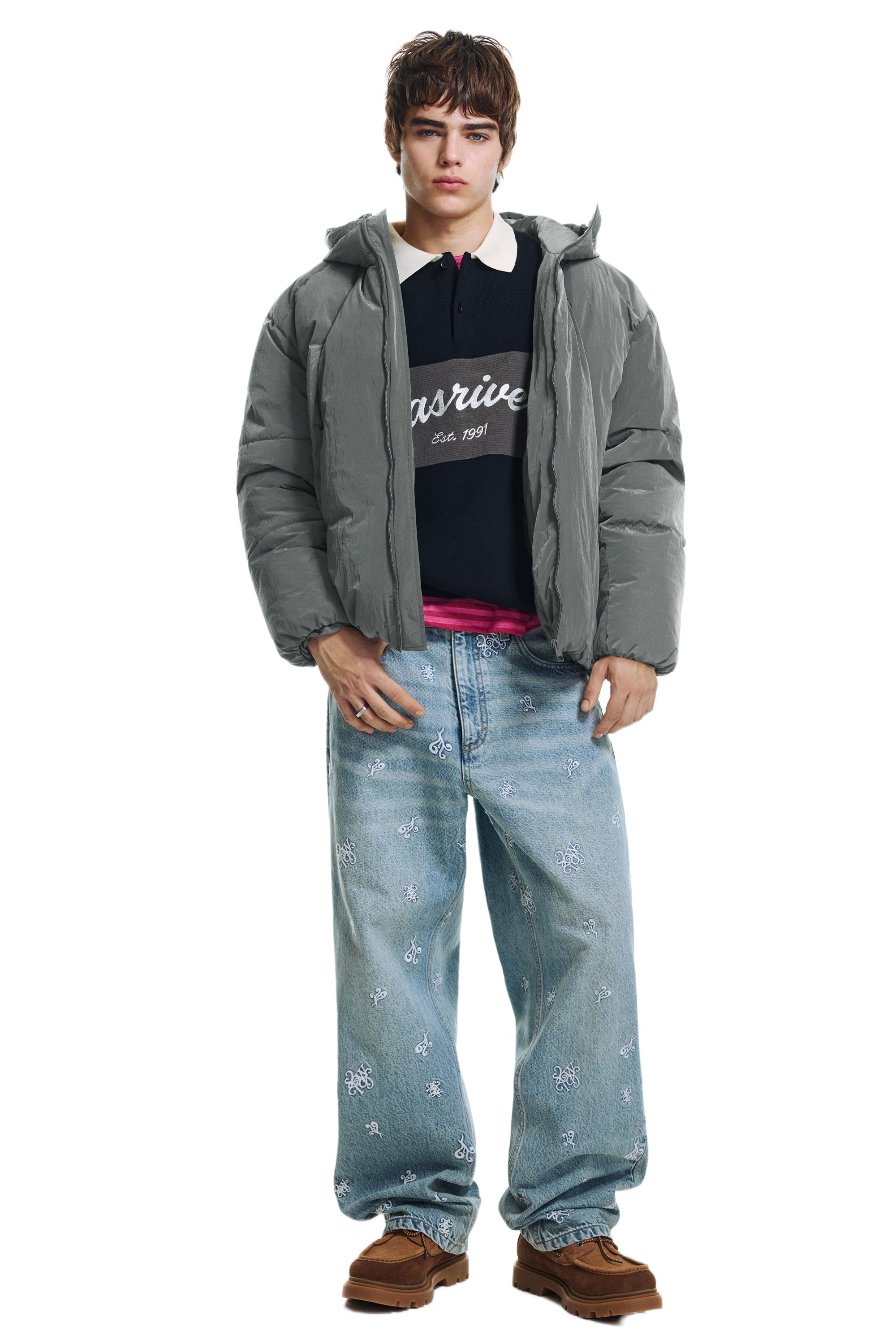 Kesimli şişme mont - Görsel 16