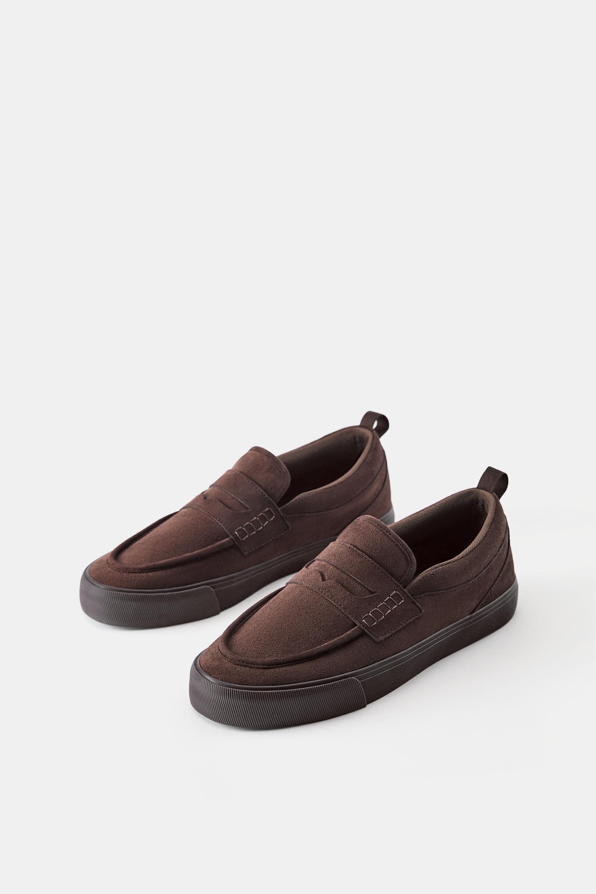 Casual strap trainers — Brown