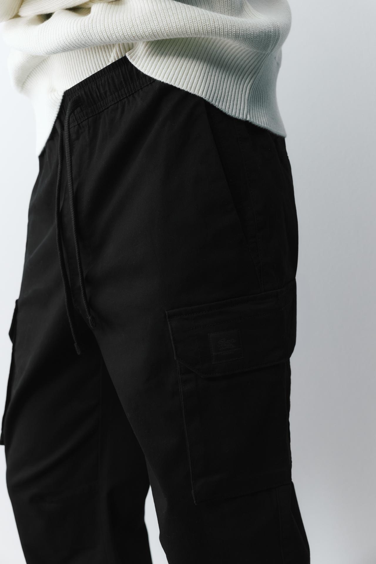 Cargo joggers — Black