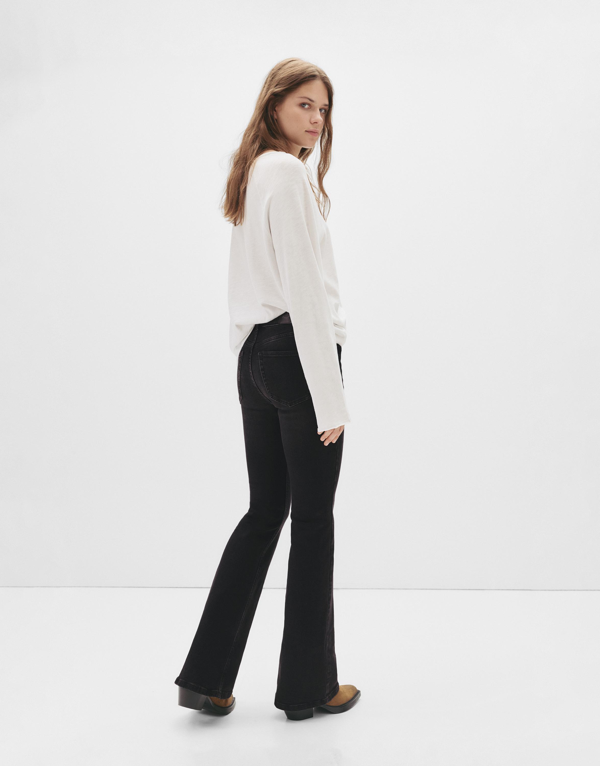 Yüksek bel çan paça jean - Görsel 29