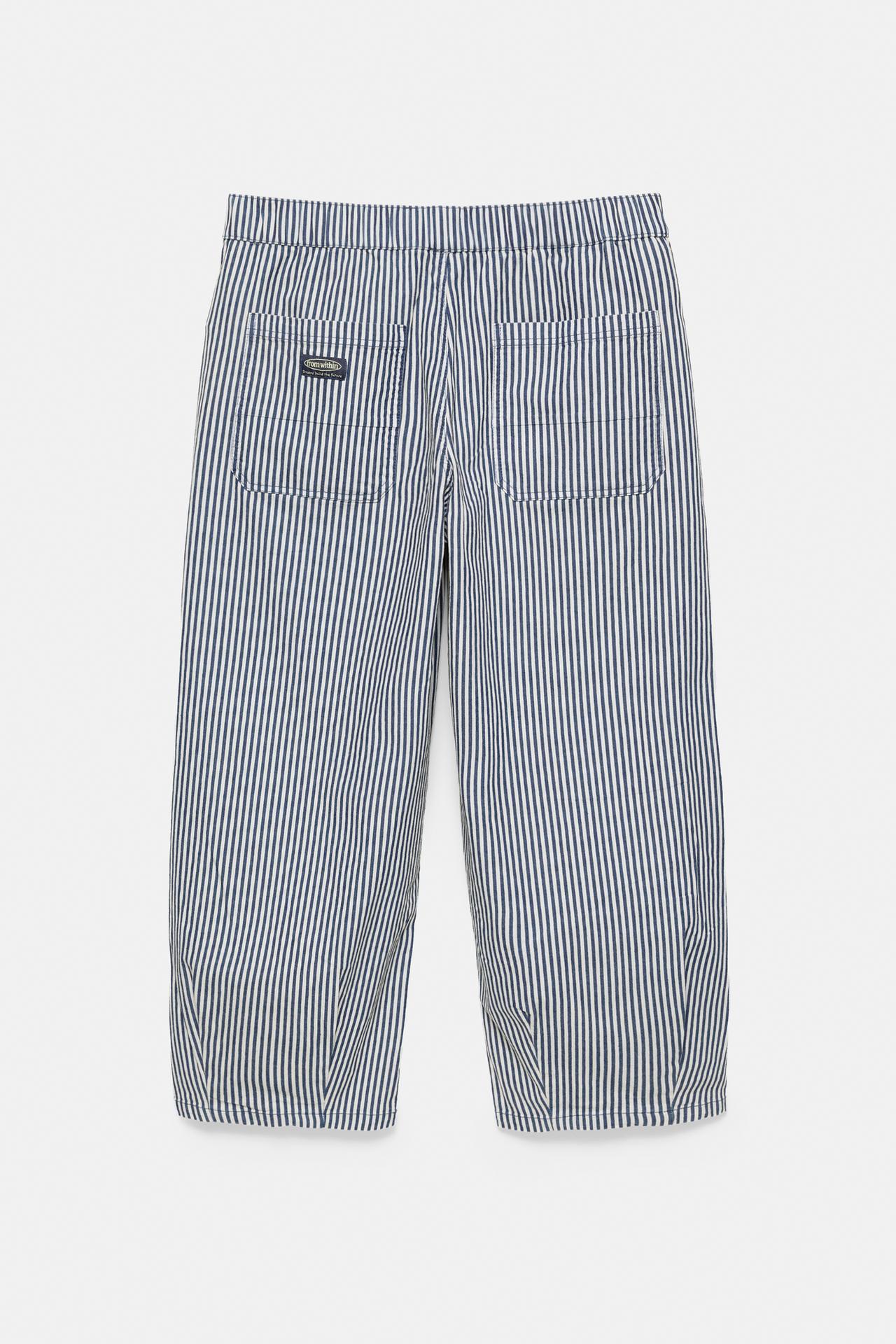 Barrel-leg trousers — Navy