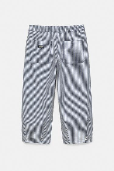 Barrel-leg trousers — Navy 7