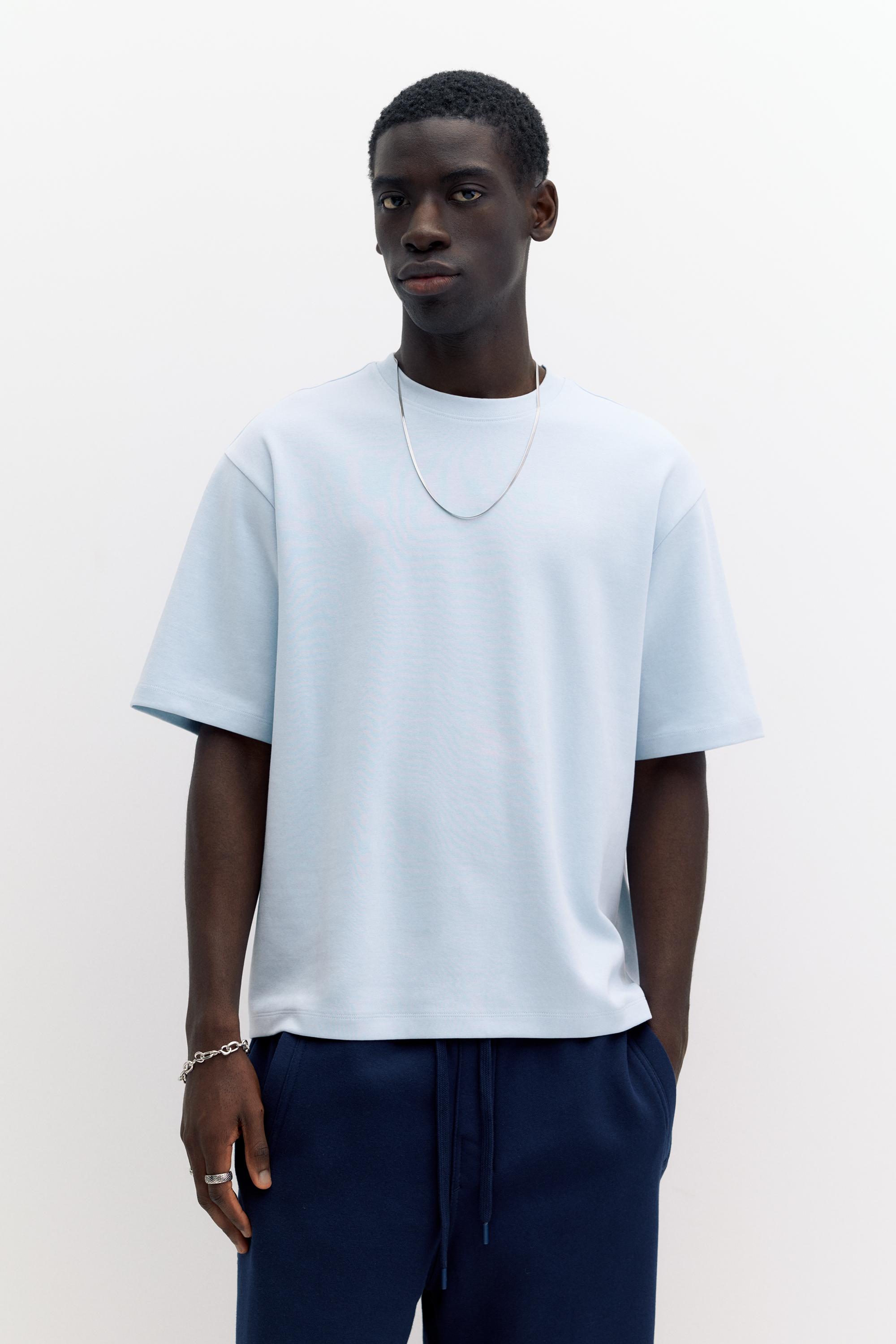 Boxy T-shirt — Blue