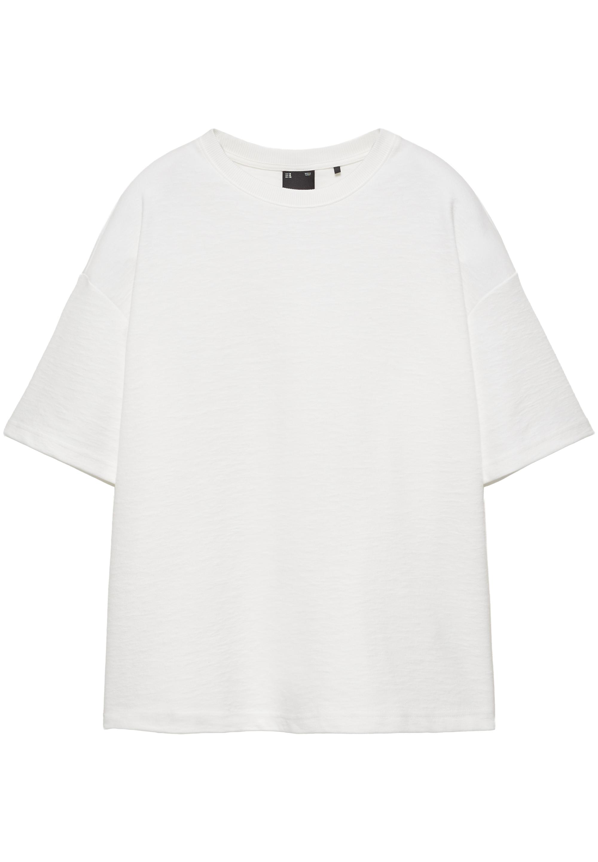 Textured relaxed fit T-shirt — Off white