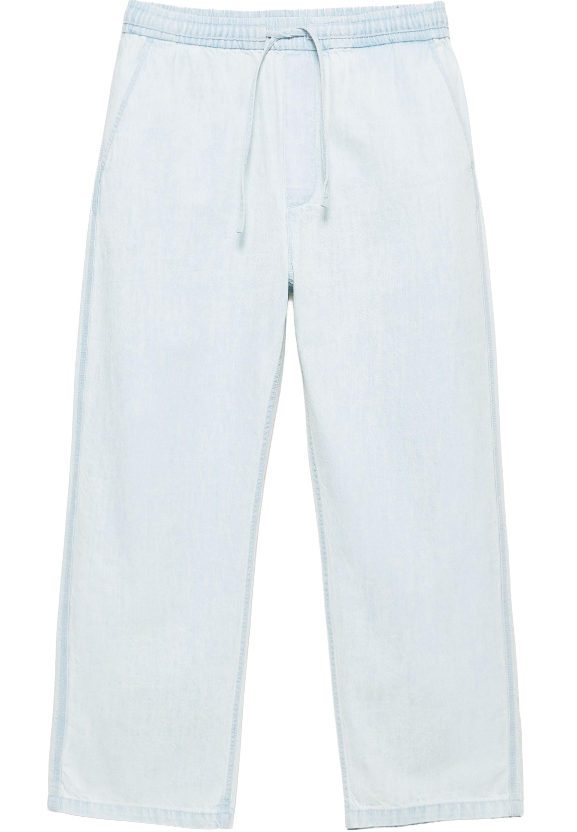 Denim joggers — Pale blue