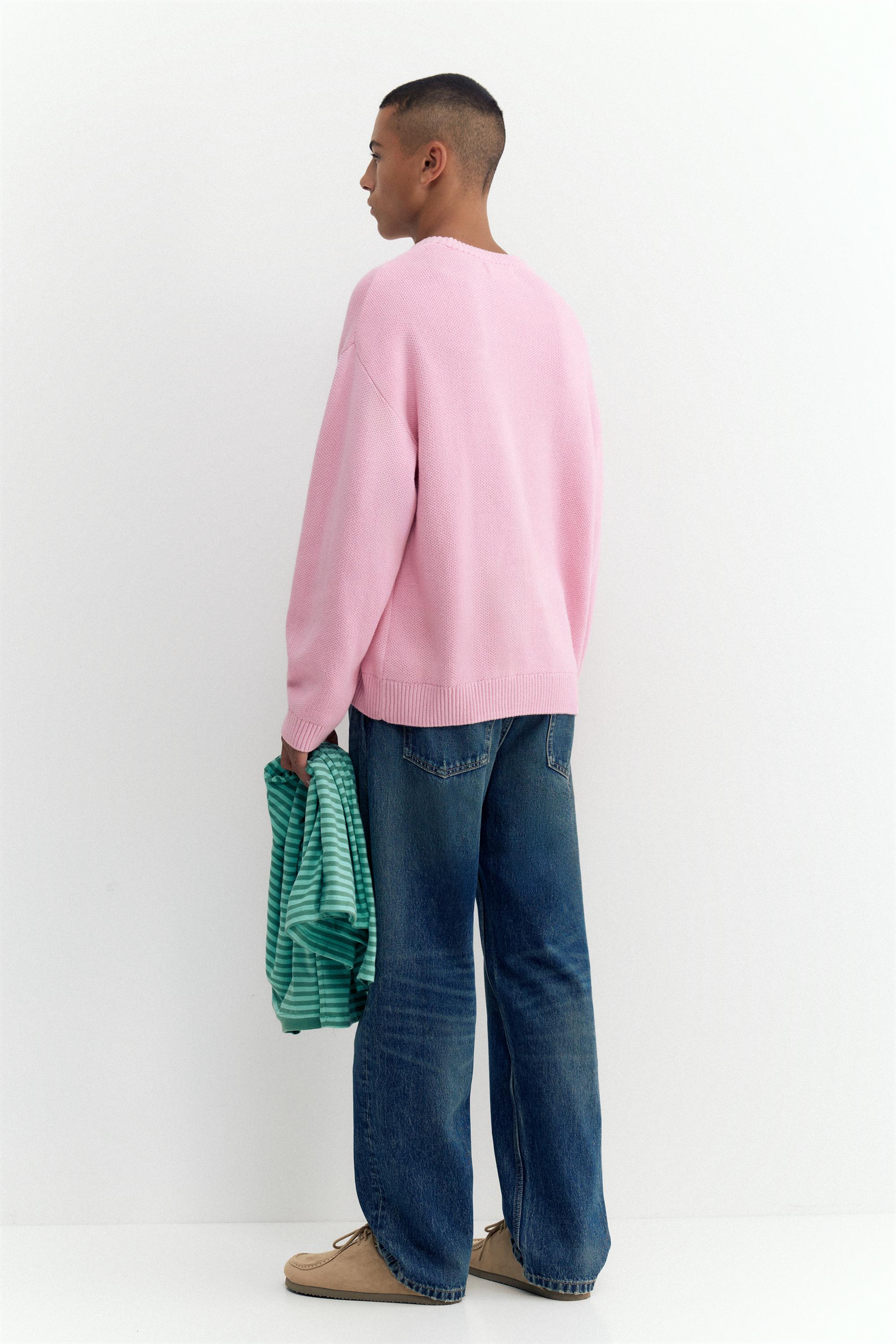 STWD graphic jumper — Pastel pink