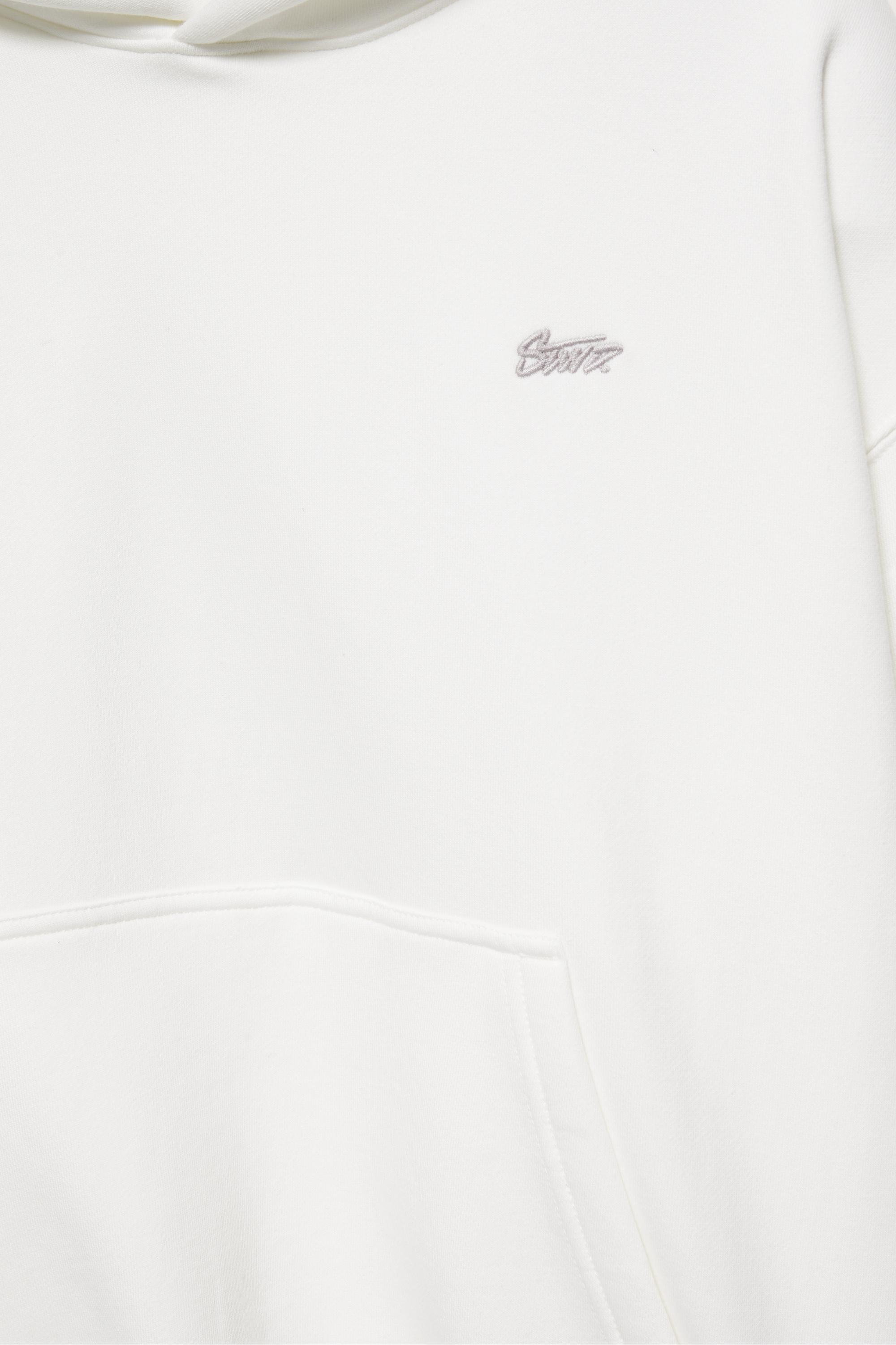 STWD logo boxy hoodie — Off white