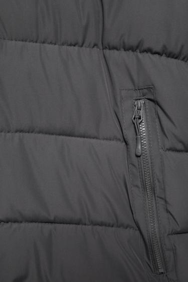 Puffer jacket with hood — Dark grey 8