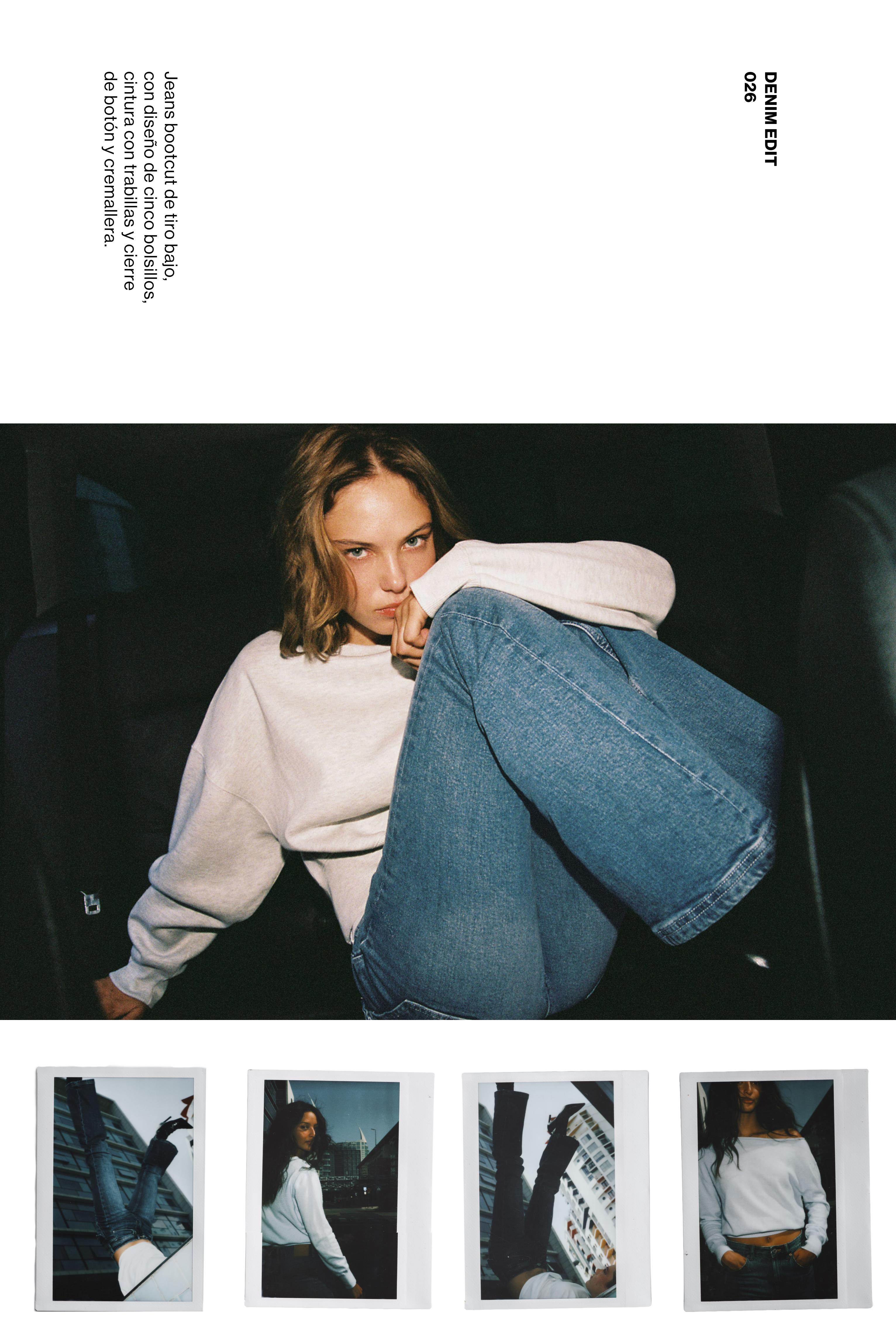 Low-rise boot-cut jeans — Greenish blue