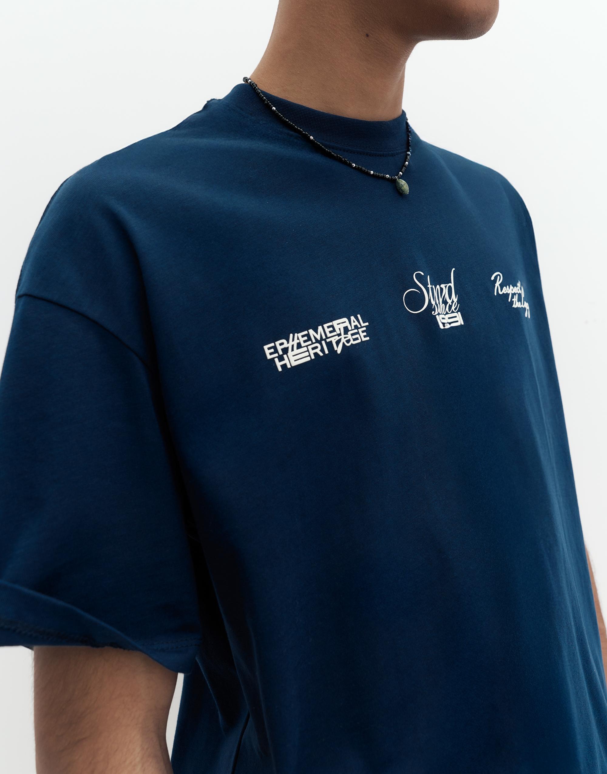 Mavi STWD grafik tişört - Görsel 15