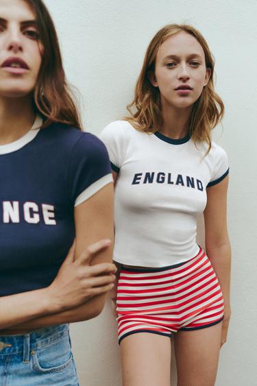 Slim fit England graphic T-shirt — White 2