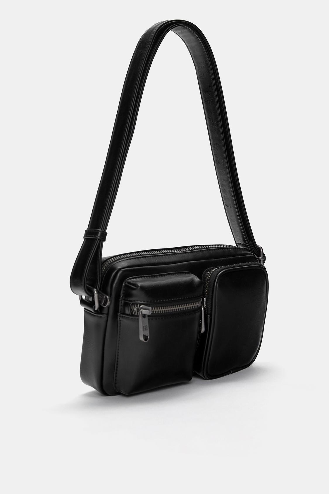 Multi-pocket crossbody bag - pull&bear