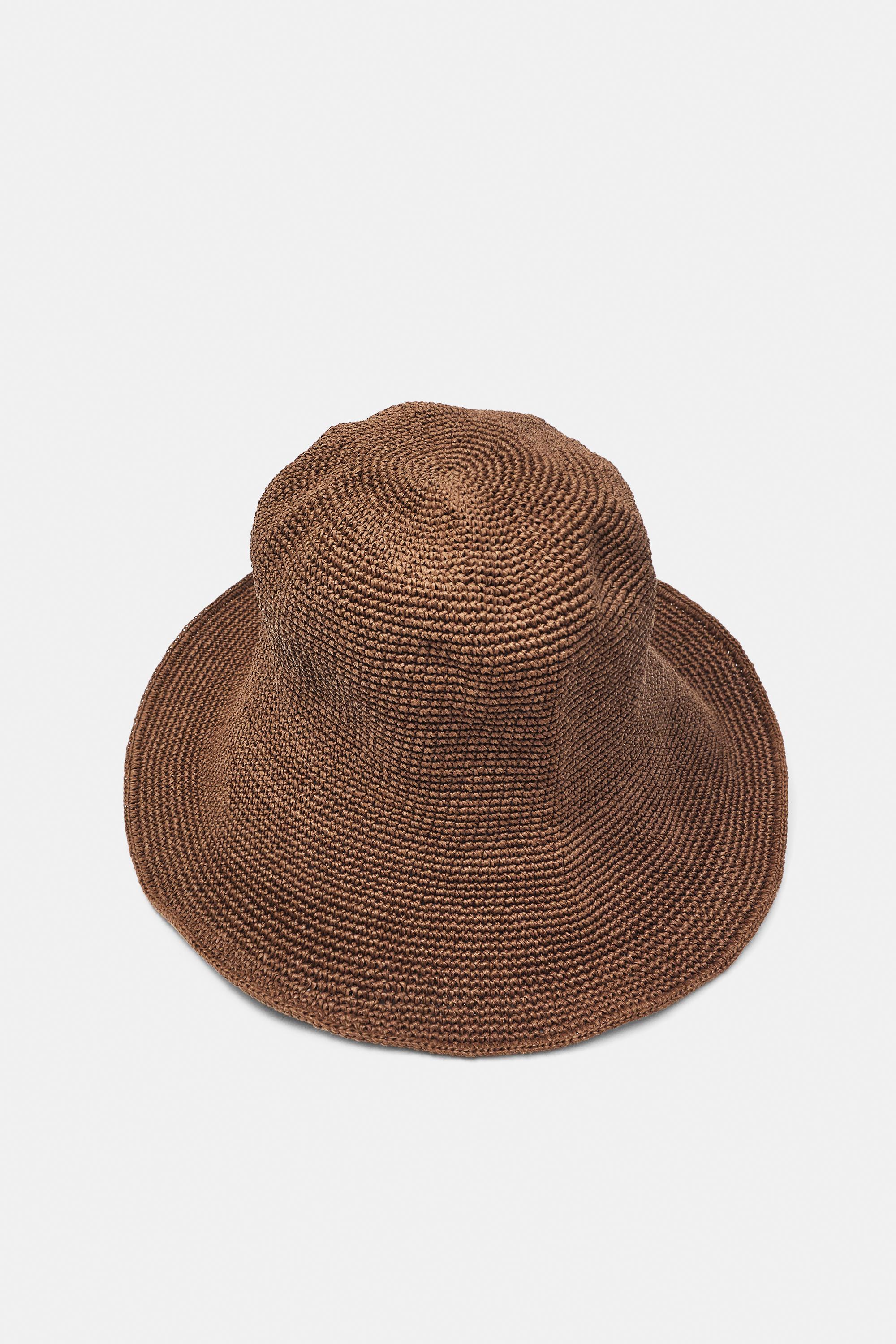 Braided hat — Brown