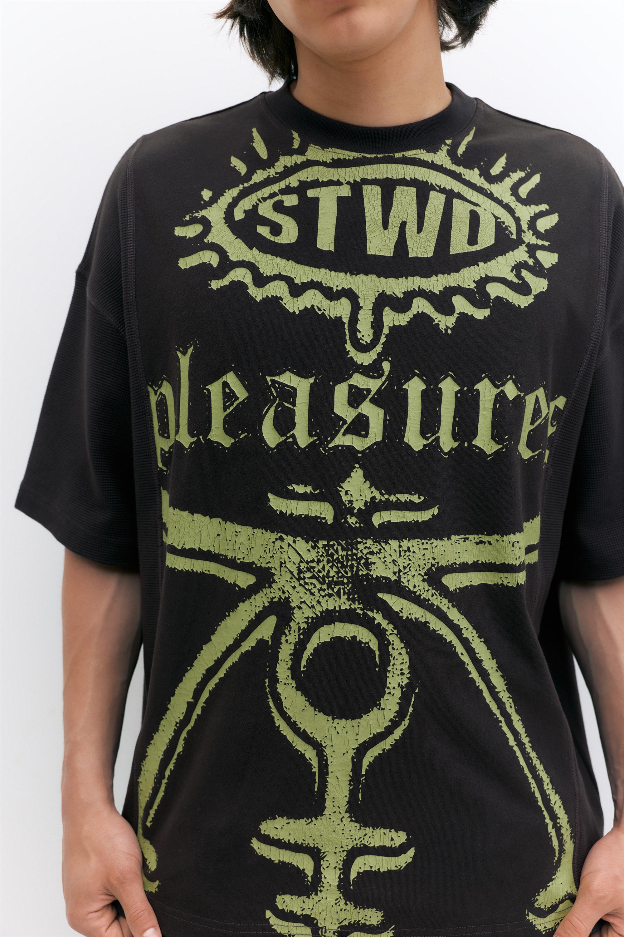 Pleasures x STWD T-shirt — Black