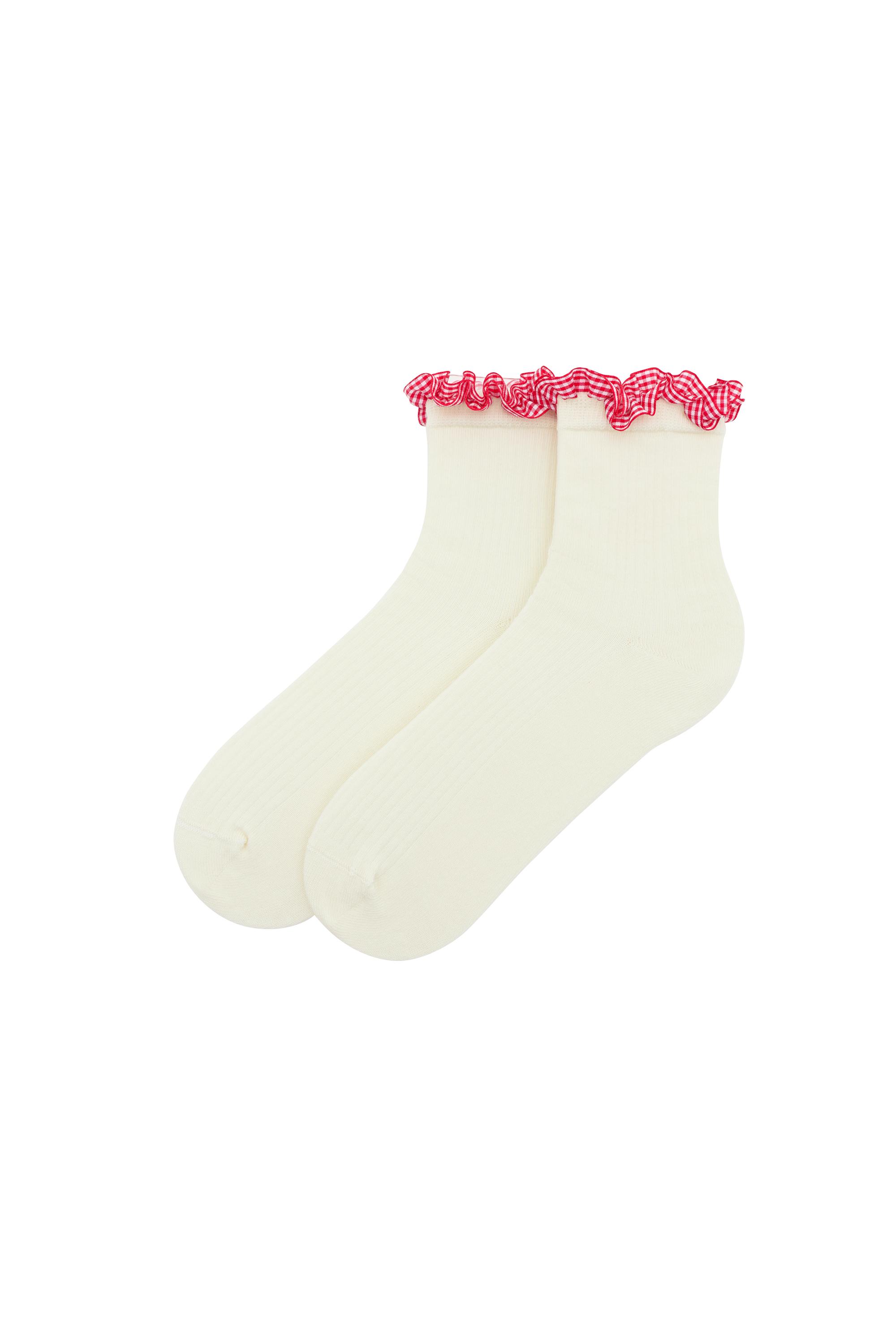 Dantelli çorap - Görsel 3