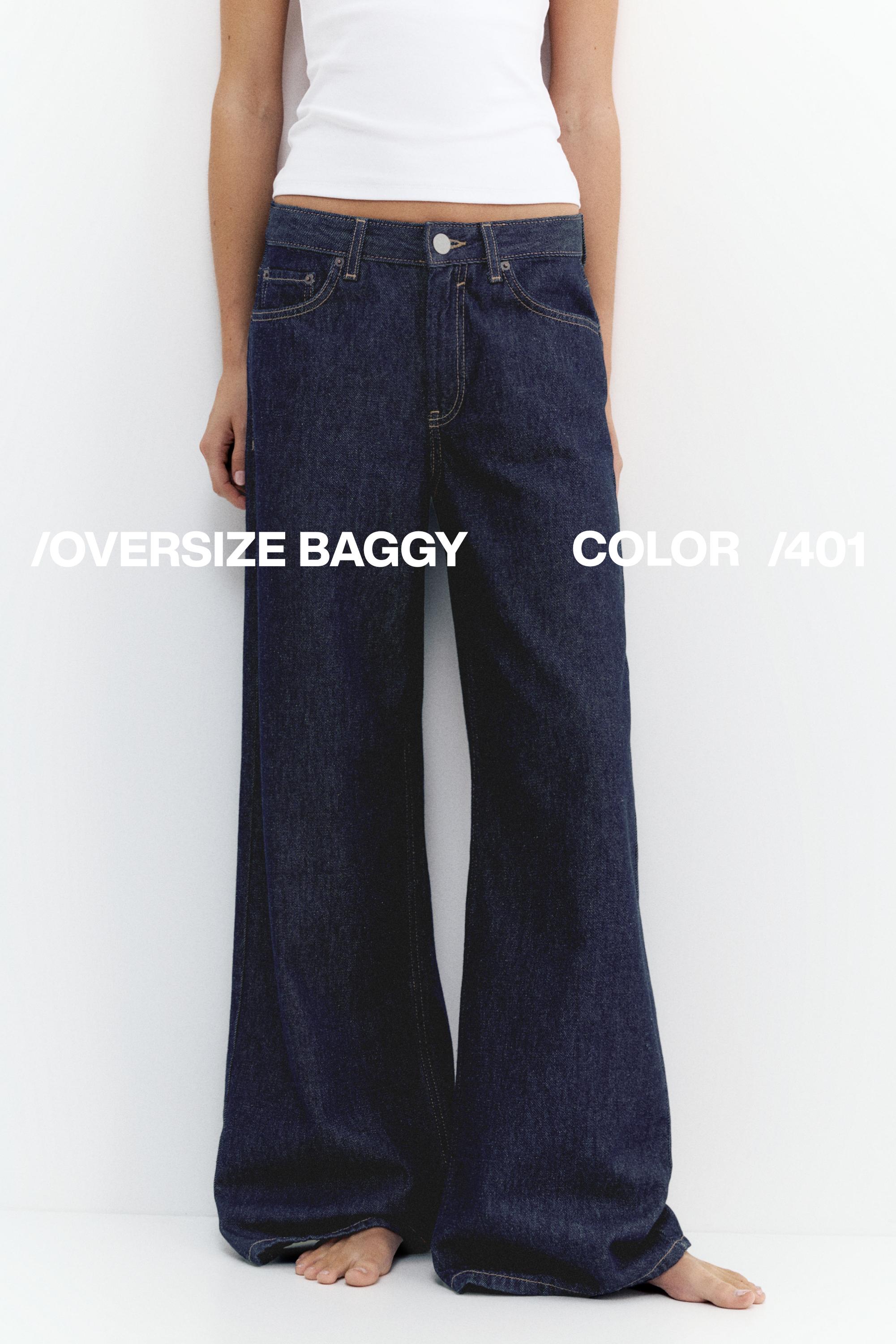 Oversize baggy jeans — Navy