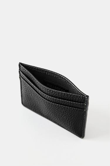 Textured card holder — Black 4