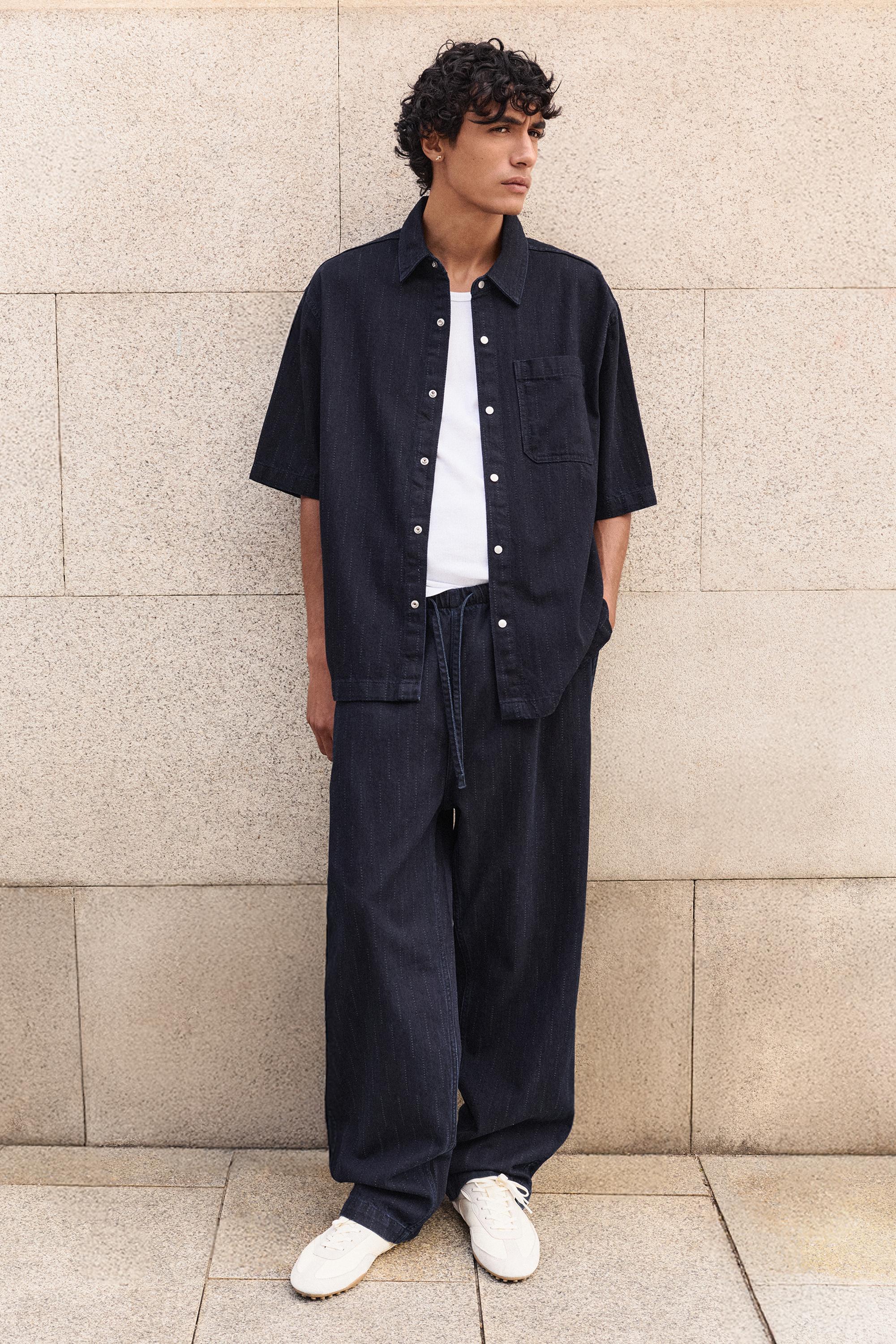 Baggy jogger jeans — Navy