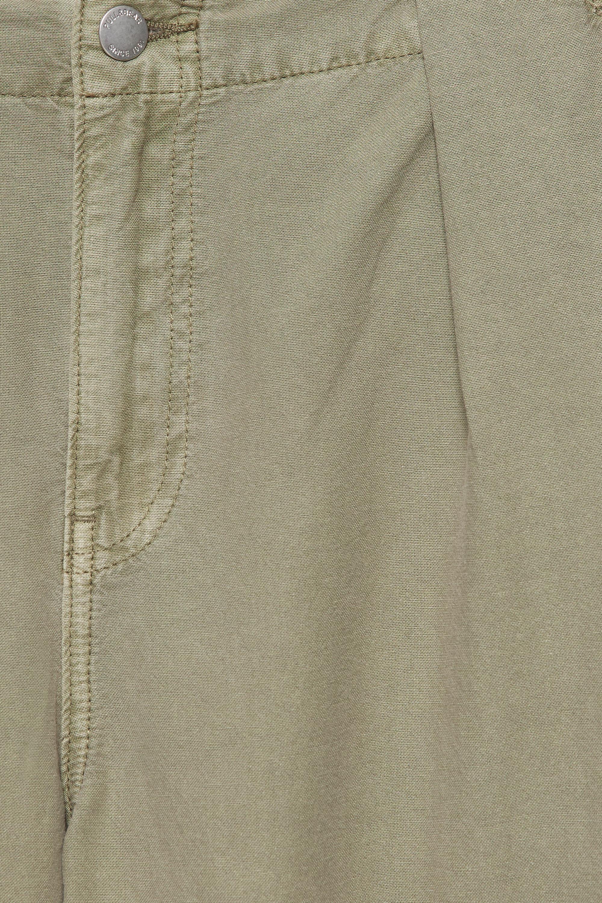 Utility barrel trousers — Khaki