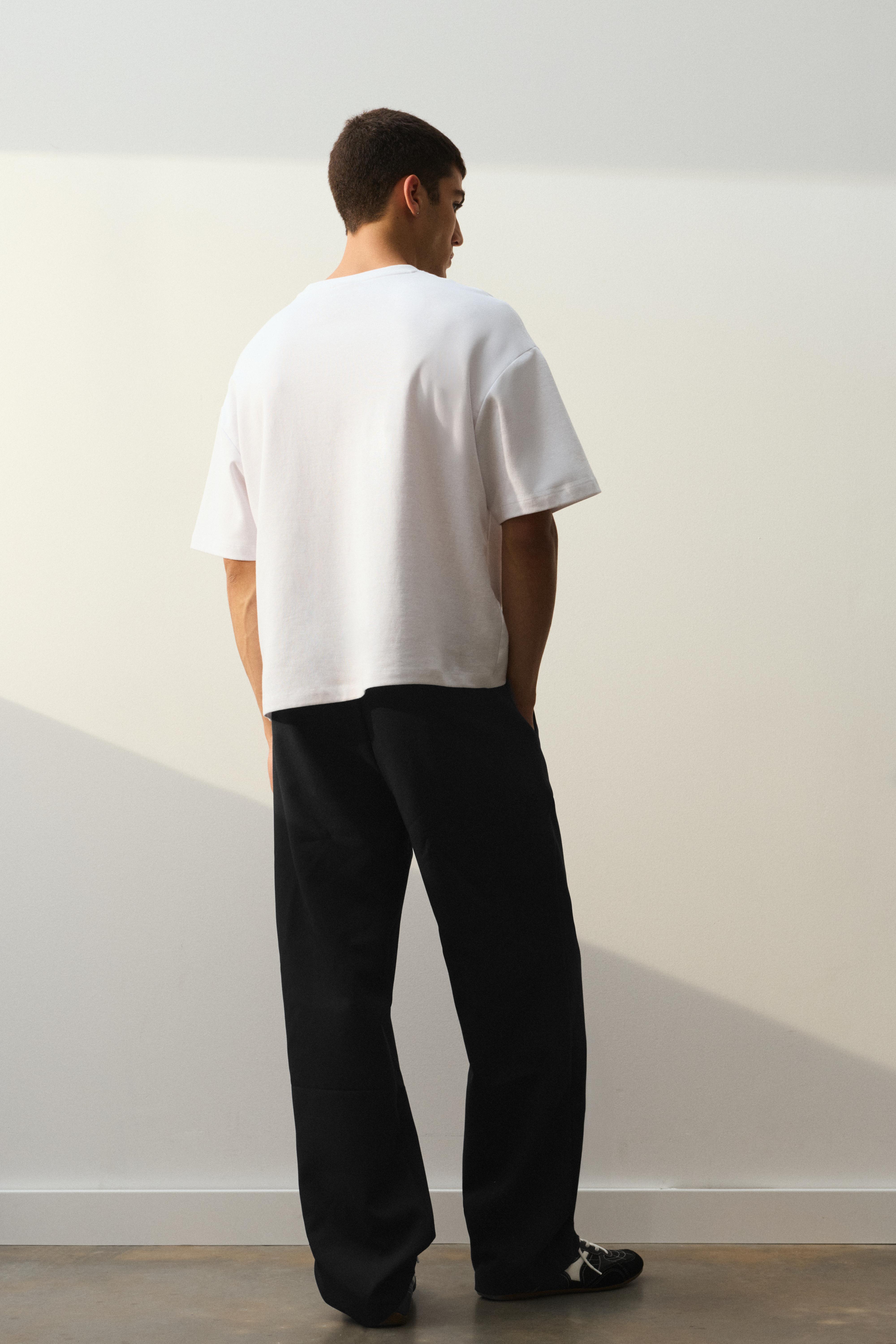 Tailored fit joggers — Black