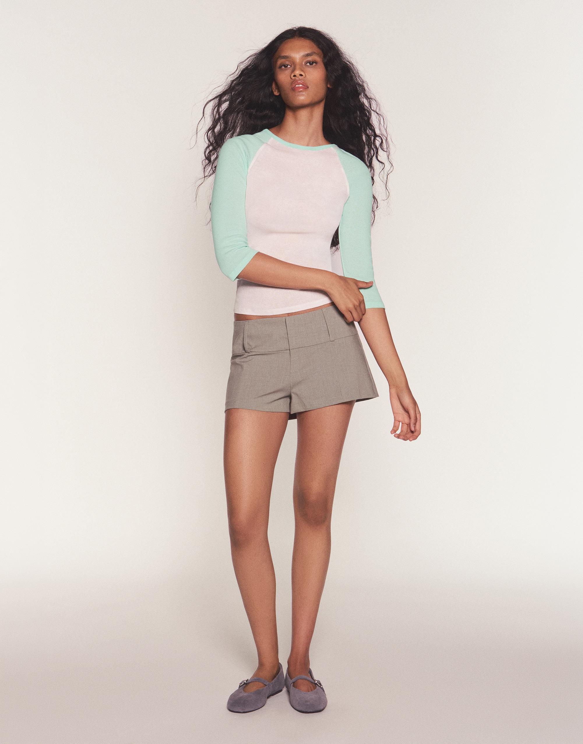 Raglan sleeve T-shirt — Ice