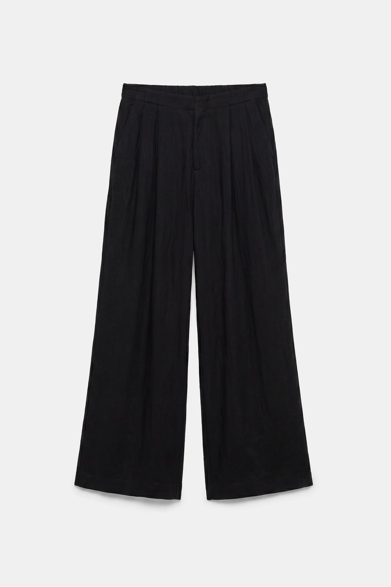 Darted smart trousers — Black