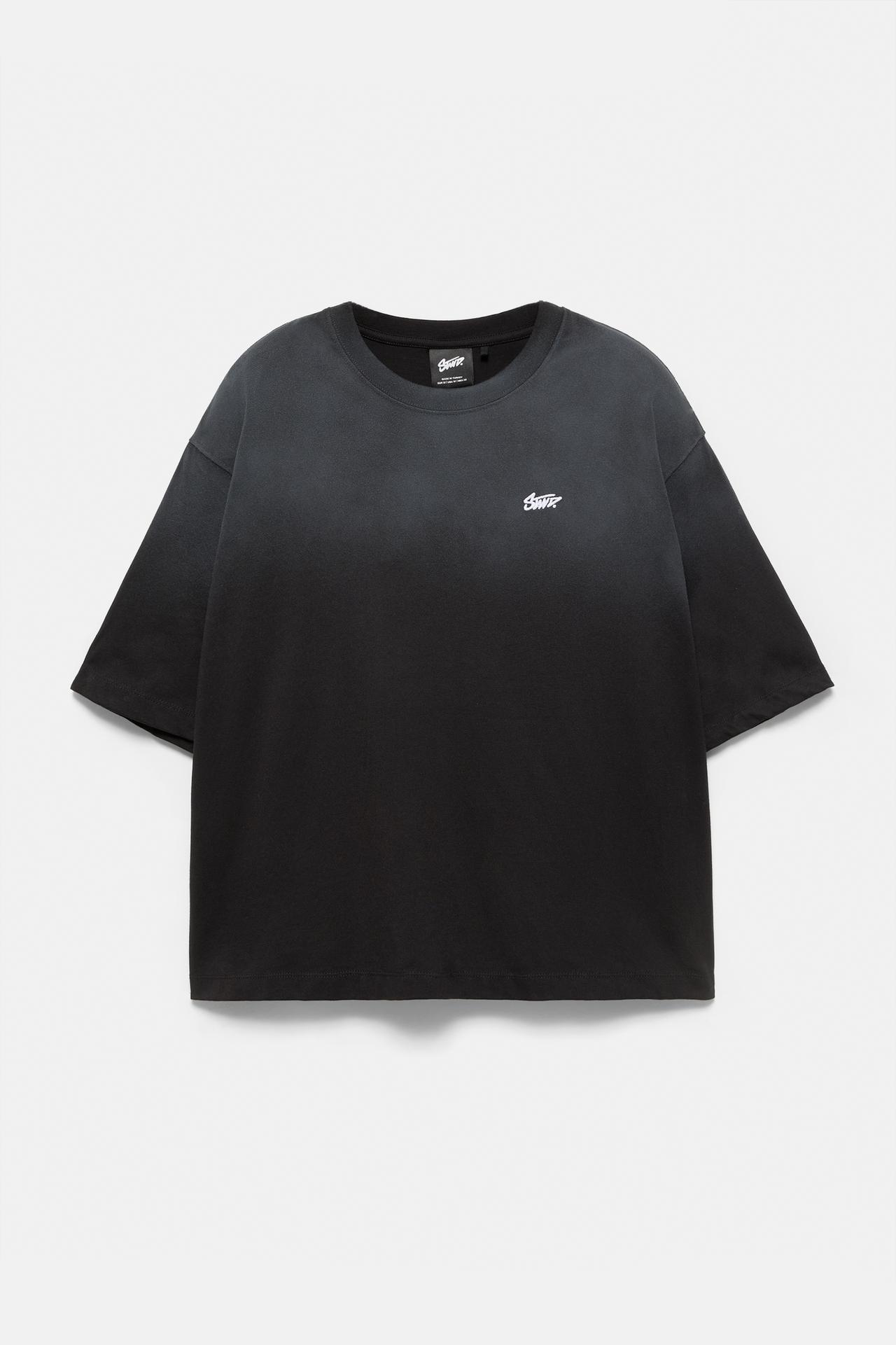 STWD ombré T-shirt — Black